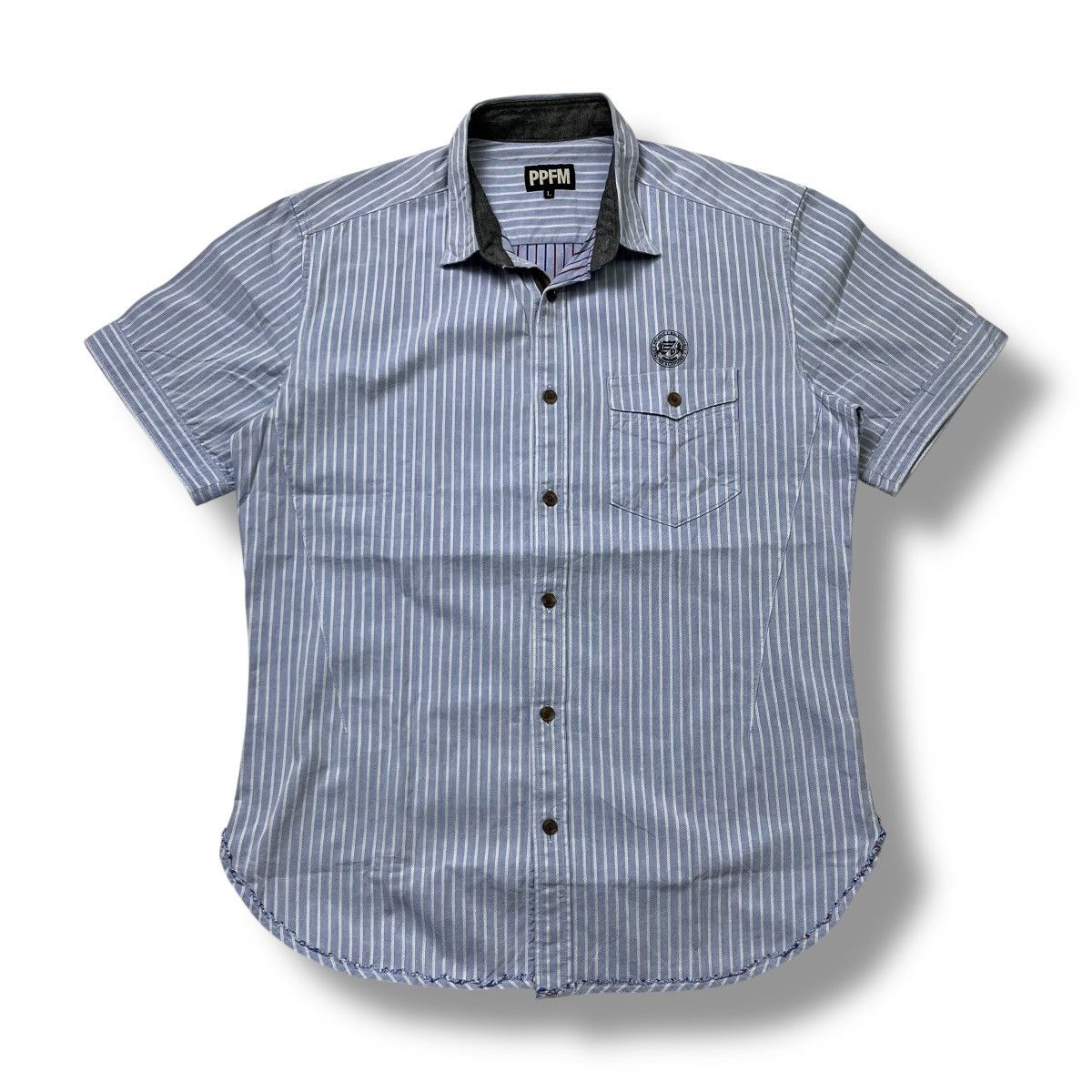 PPFM PPFM Reconstruct product striped button ups shirt Size US L / EU 52-54 / 3 - 1 Thumbnail