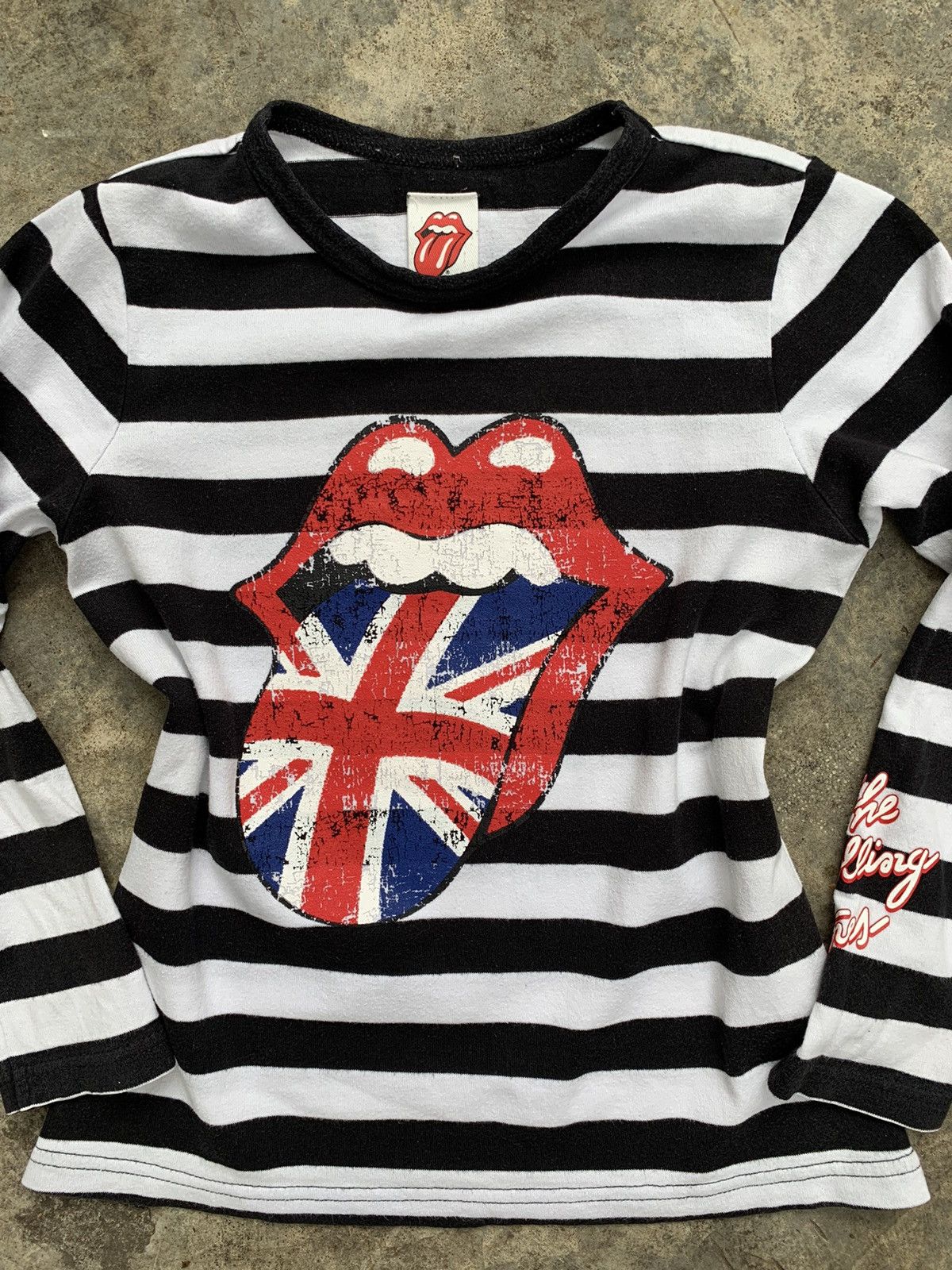 The Rolling Stones 2012 The Rolling Stones by a.v.v Stripes Longsleeve Tee Size S / US 4 / IT 40 - 2 Thumbnail