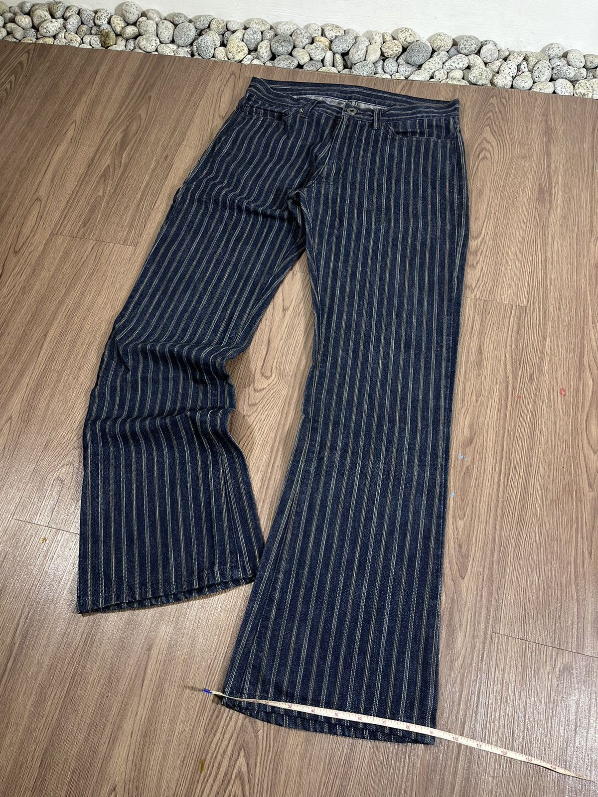 If Six Was Nine Edge Rupert Hickory Flare Denim Size US 30 / EU 46 - 14 Thumbnail