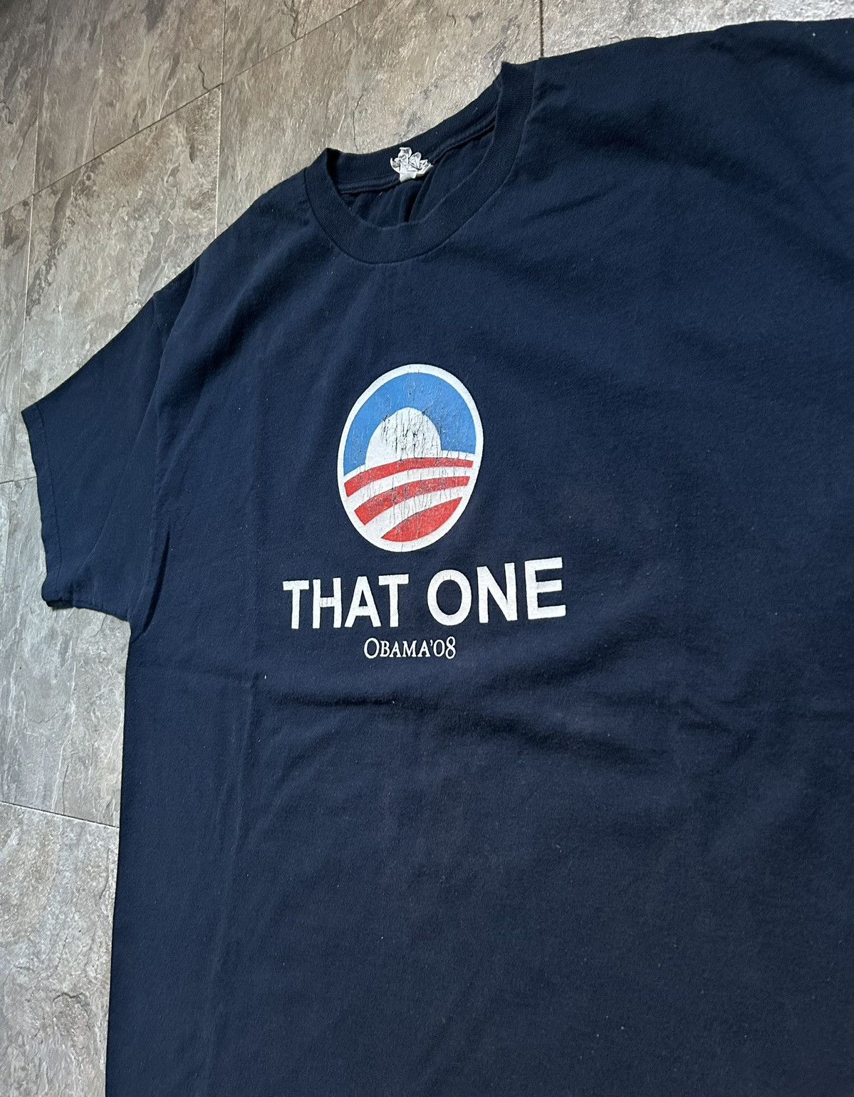 Vintage OBAMA TEE Size US L / EU 52-54 / 3 - 3 Thumbnail