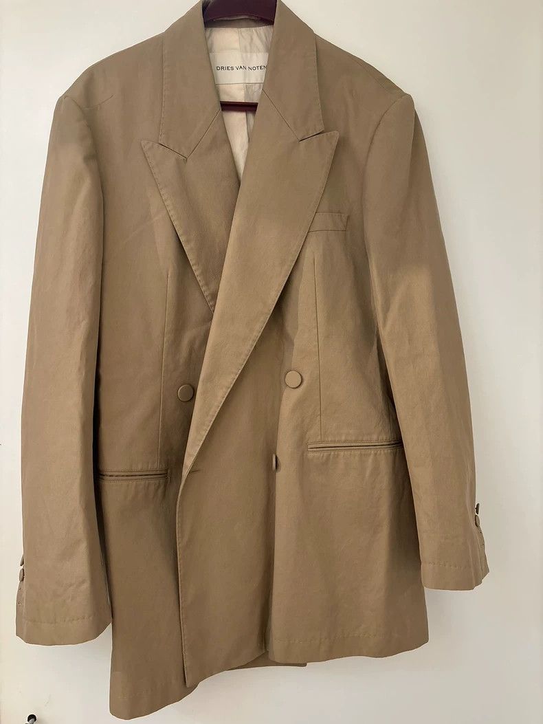 Dries Van Noten dries van noten A khaki jacket 2502-Nextarrow Size US XS / EU 42 / 0 - 1 Thumbnail