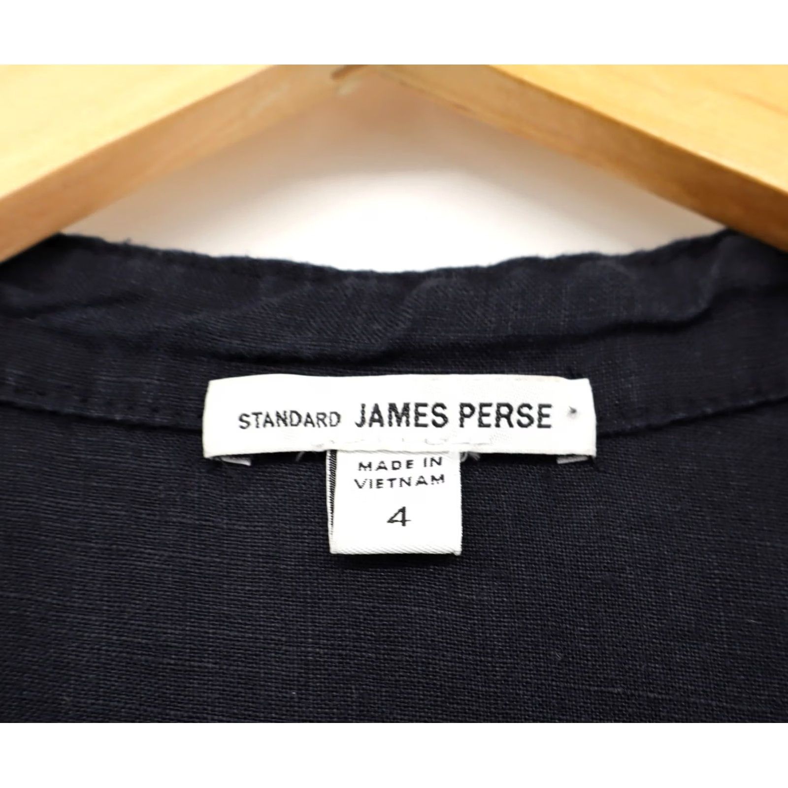 James Perse James Perse Shirt Dress Women's Black Linen Drop Waist Lagoonlook Sz 4 US Sz 12 Size XL / US 12-14 / IT 48-50 - 3 Thumbnail