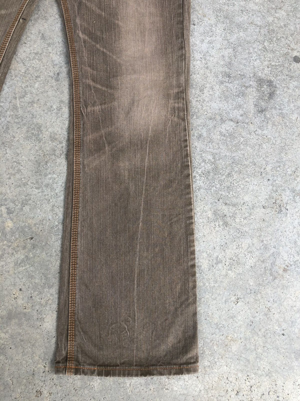 If Six Was Nine Japanese Edwin Exclusive Flared Jeans Bootcut Distressed Size US 31 - 7 Thumbnail