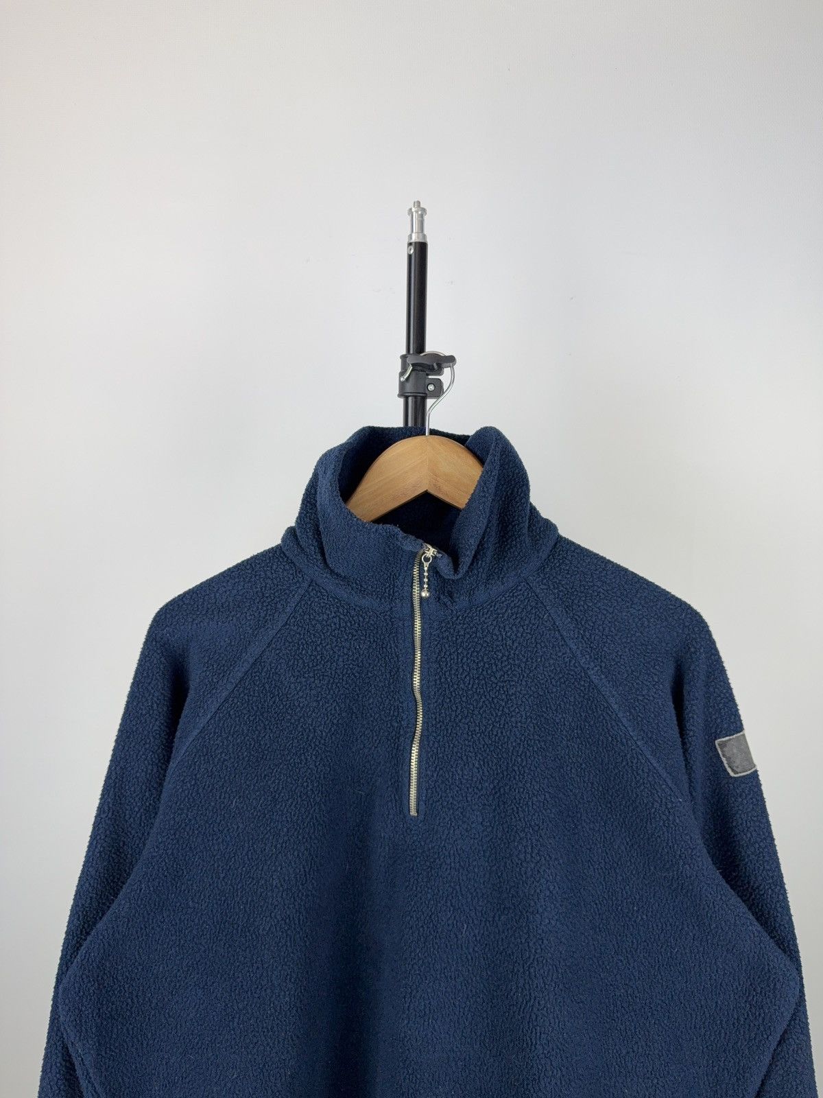 Designer × Valentino × Vintage Vintage 90s Rare Valentino Italy 1/3 Zip sweatshirt Size US XL / EU 56 / 4 - 2 Thumbnail