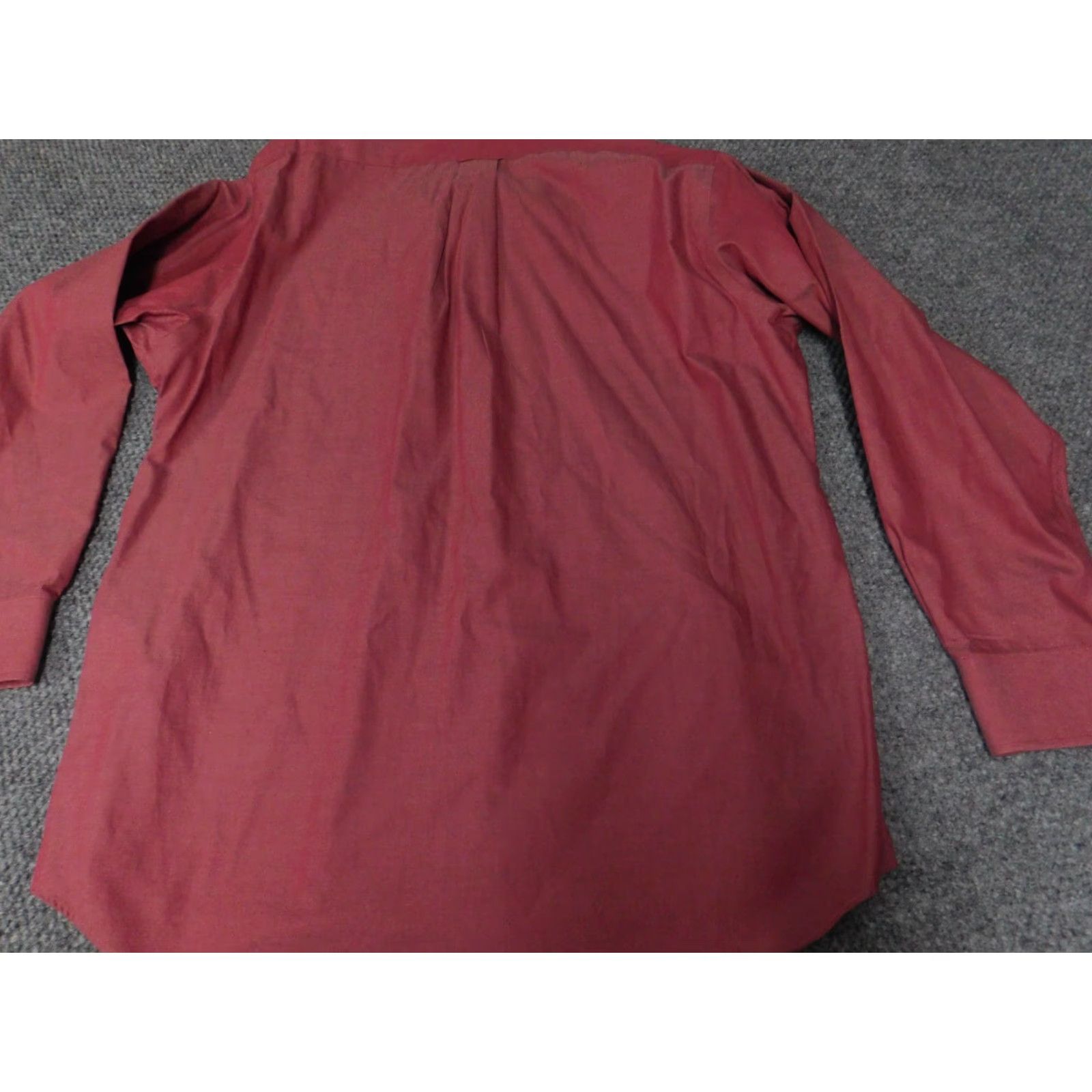 Izod IZOD Shirt Mens Large Red Easy Care Classic Button-Up Knit Cotton Long Sleeve Collared Button-Down Logo Size US L / EU 52-54 / 3 - 6 Thumbnail