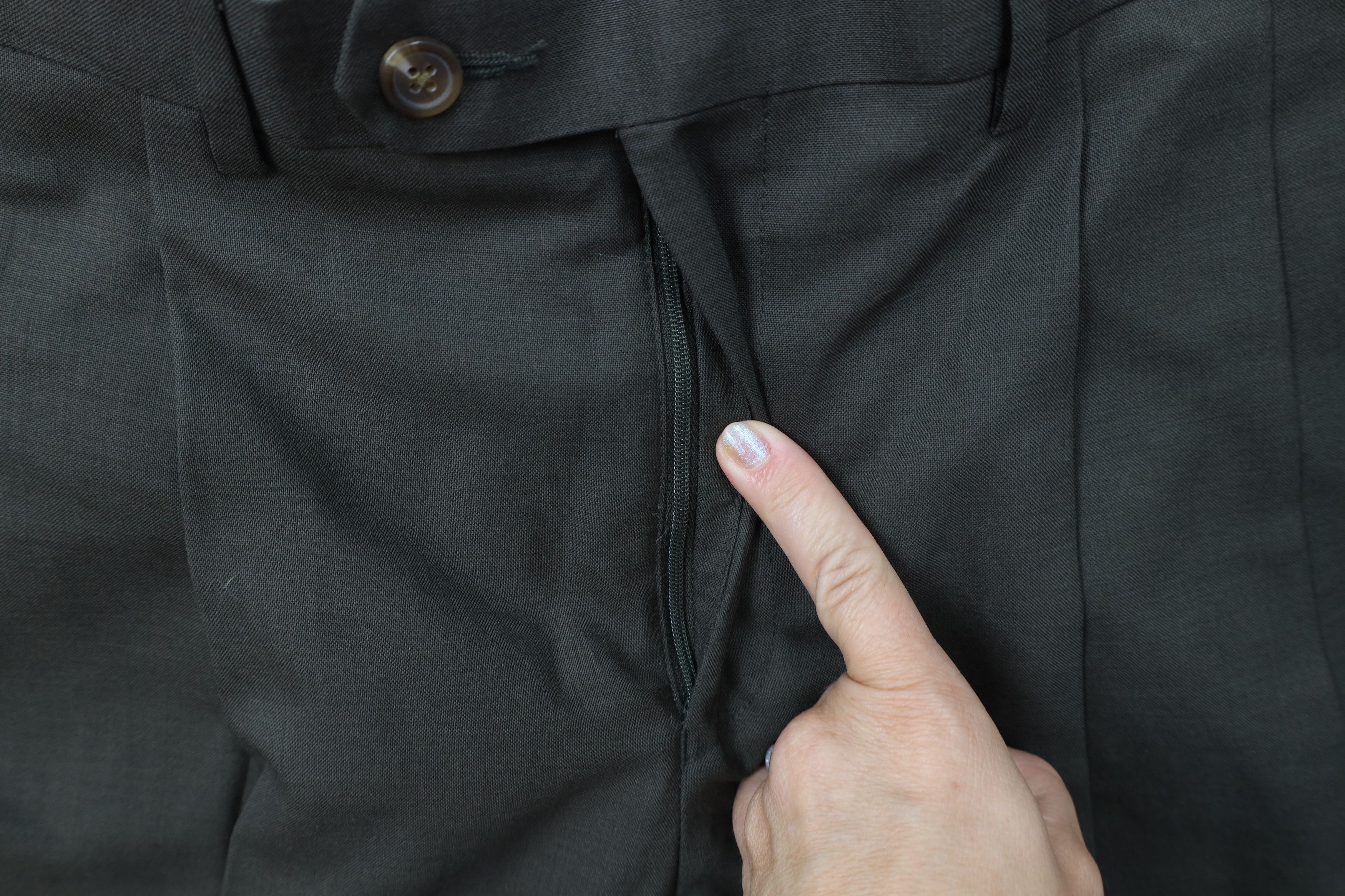 Ralph Lauren Vintage 90s Ralph Lauren Cuffed Wool Wide Leg Chino Pants Size US 34 / EU 50 - 5 Thumbnail