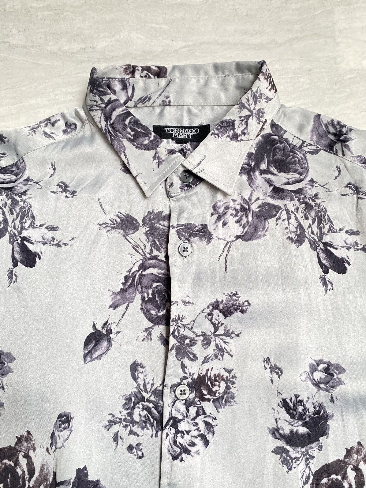 Tornado Mart Tornado Mart Flower Motive Shirt Size US XS / EU 42 / 0 - 4 Thumbnail