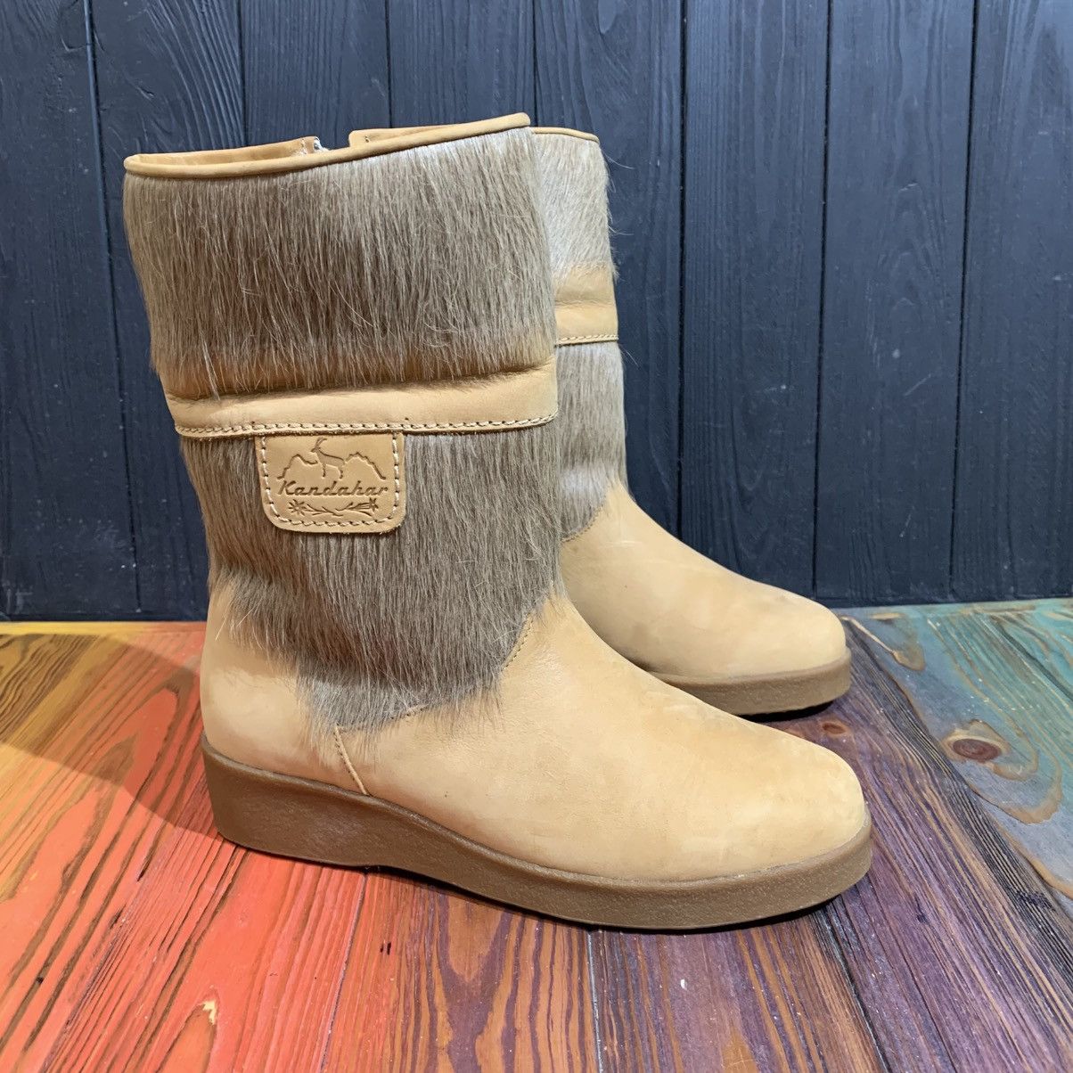 Kandahar Switzerland Women’s Leather Boots Size 4, 37