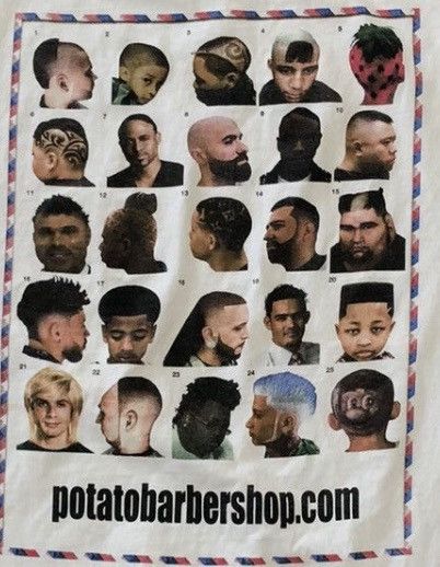 Imran Potato Imran Potato Barber Shop Tee White Size US L / EU 52-54 / 3 - 2 Thumbnail