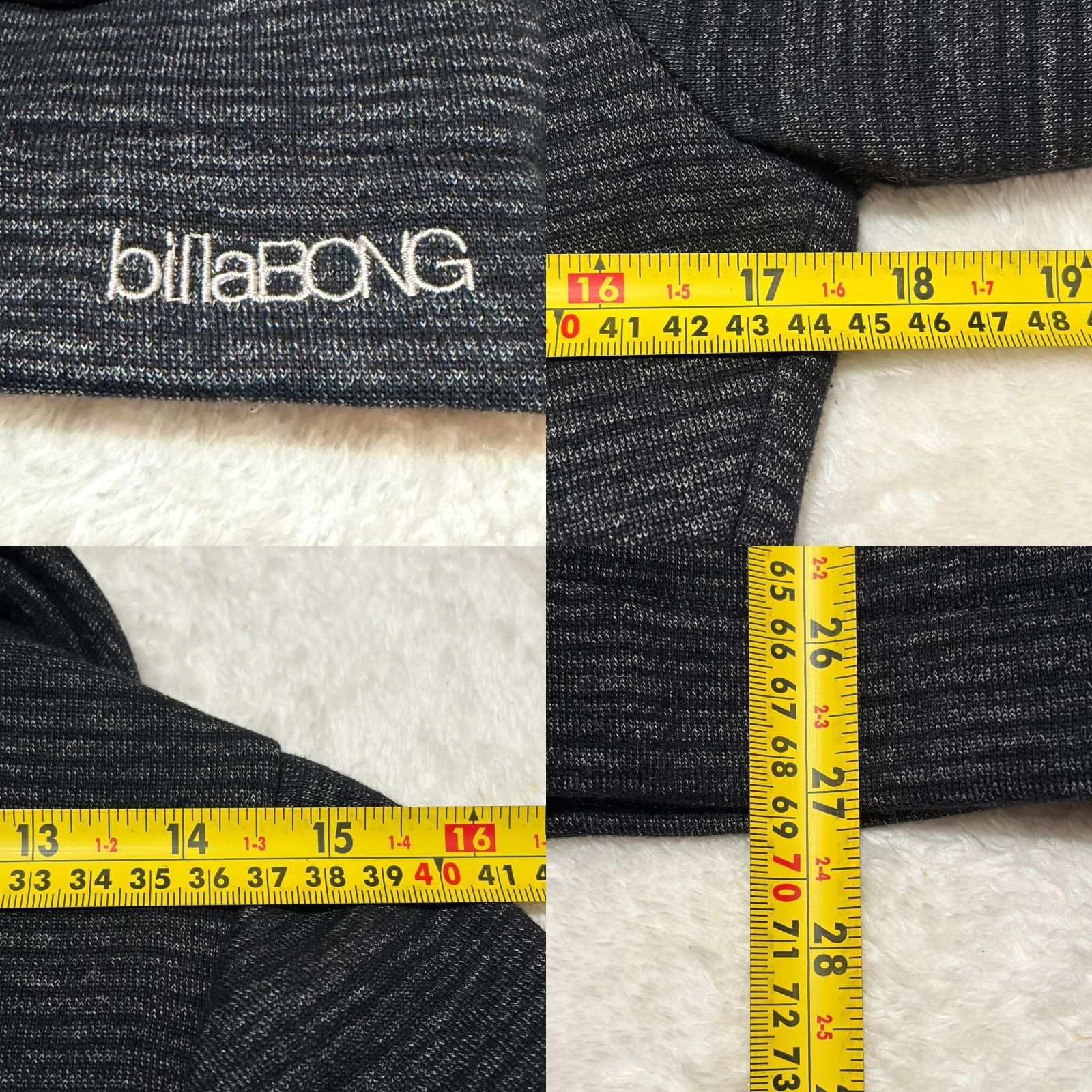 Billabong Billabong Pea Coat Jacket Women M Charcoal Double Breasted Button Lined Pockets Fall Winter Casual Workwear Size M / US 6-8 / IT 42-44 - 8 Thumbnail
