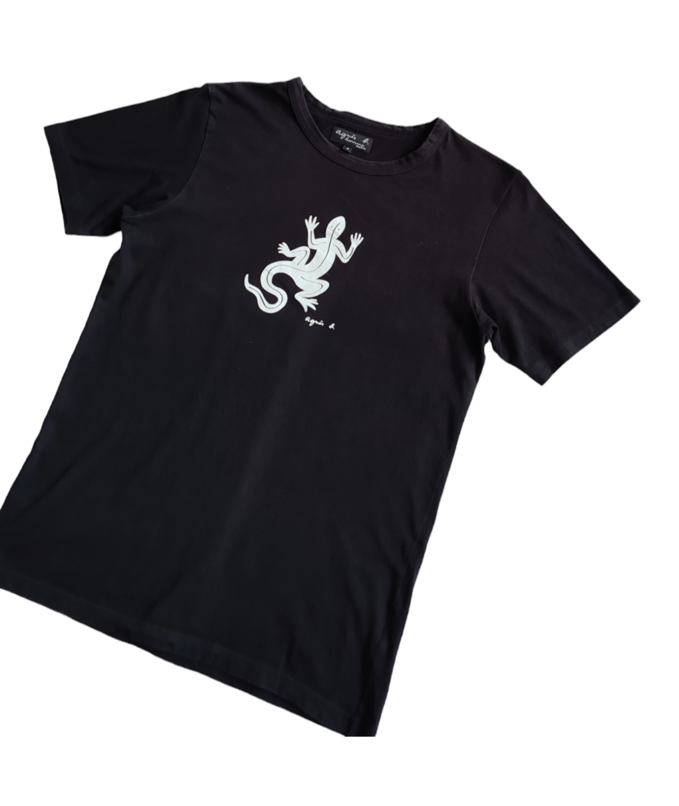 agnes b. Agnes B Homme Coulos Lizard Logo Vintage 90s Womens T shirt Size S / US 4 / IT 40 - 3 Thumbnail