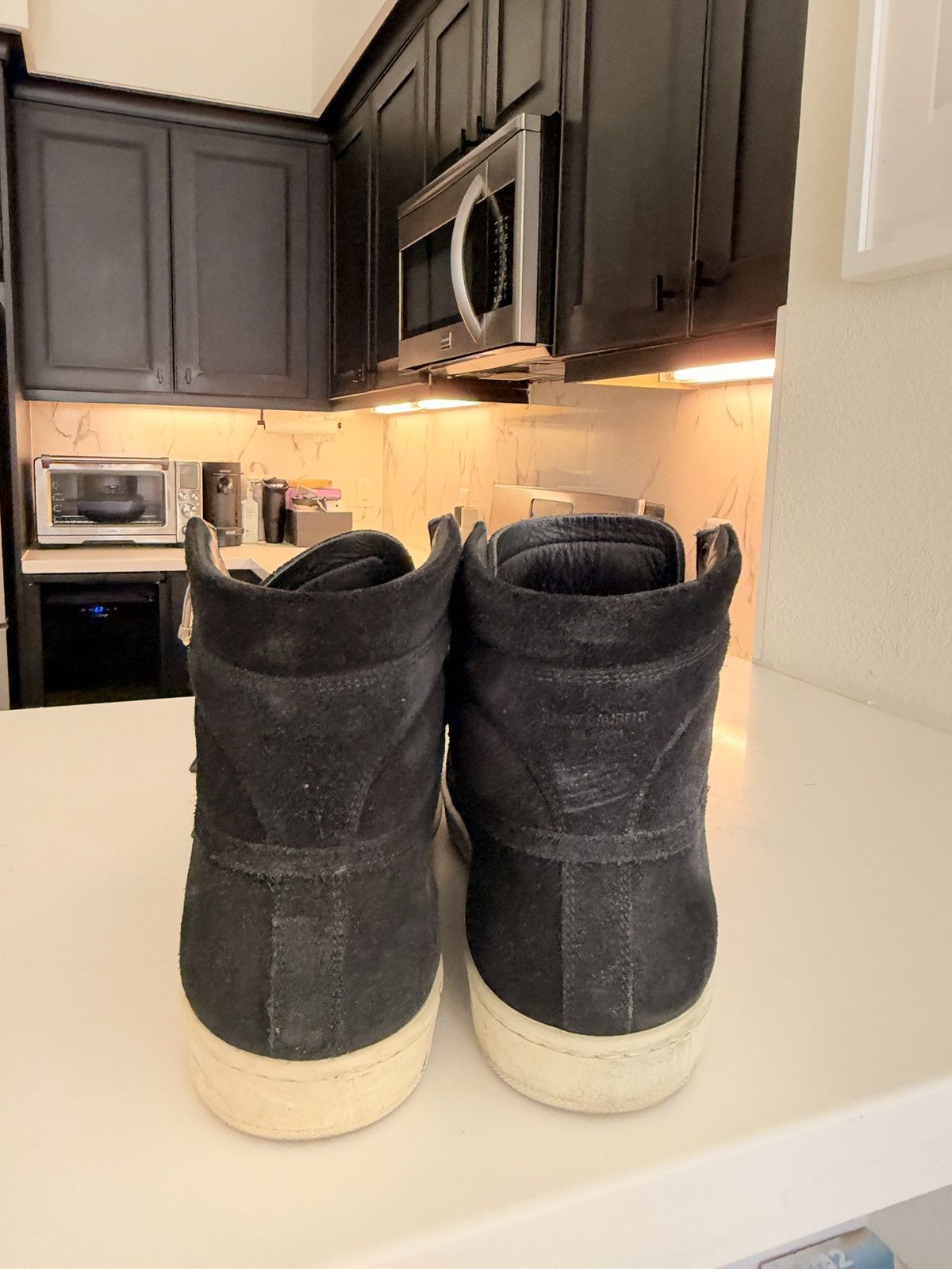 Yves Saint Laurent Saint Laurent Men’s High-Top Sneakers Black Size 44 / US 11 Size US 11 / EU 44 - 4 Thumbnail