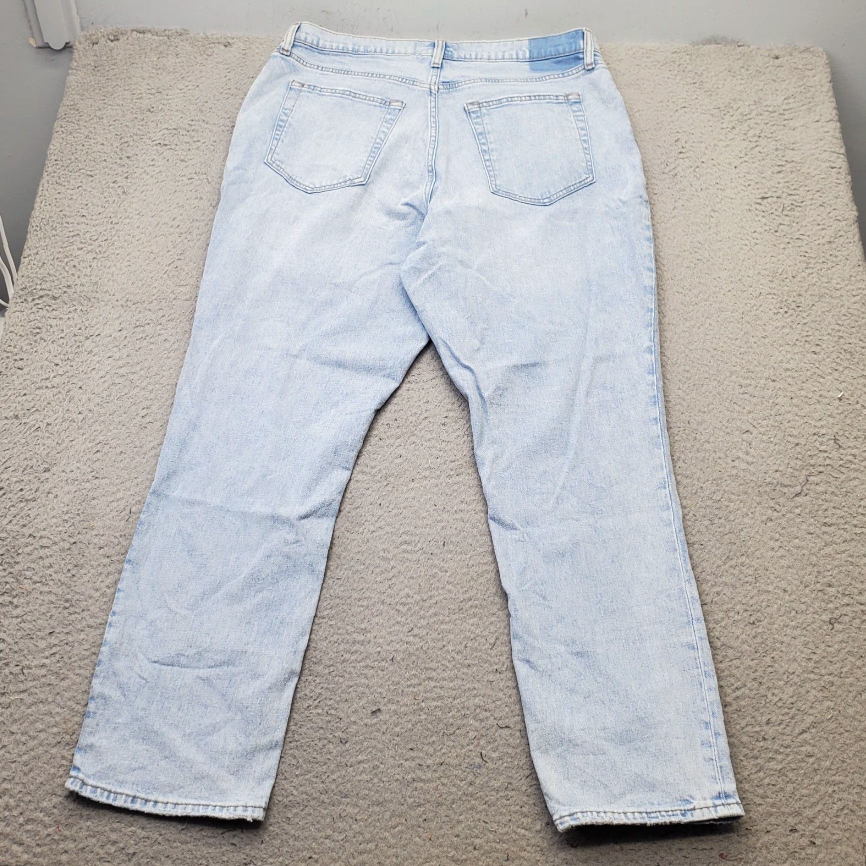 Abercrombie & Fitch Abercrombie & Fitch Jeans Womens Size 33 Blue Denim 90s Straight Ultra High Rise Size 24" / US 00 / IT 34 - 2 Thumbnail