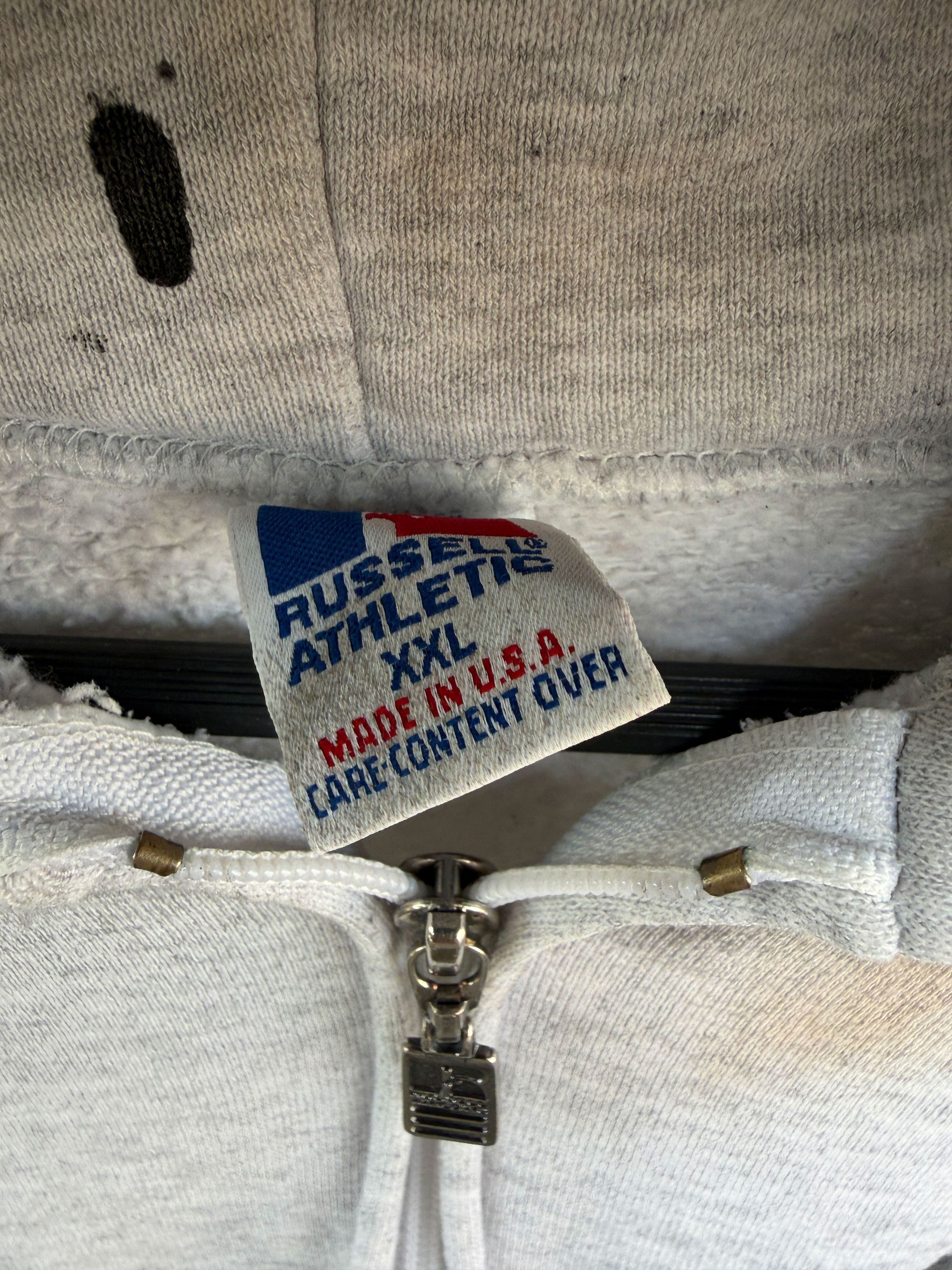 Russell Athletic XXL* 90s Vintage Russell ”NY NY“ ZIP Hoodie Size US XXL / EU 58 / 5 - 19 Thumbnail