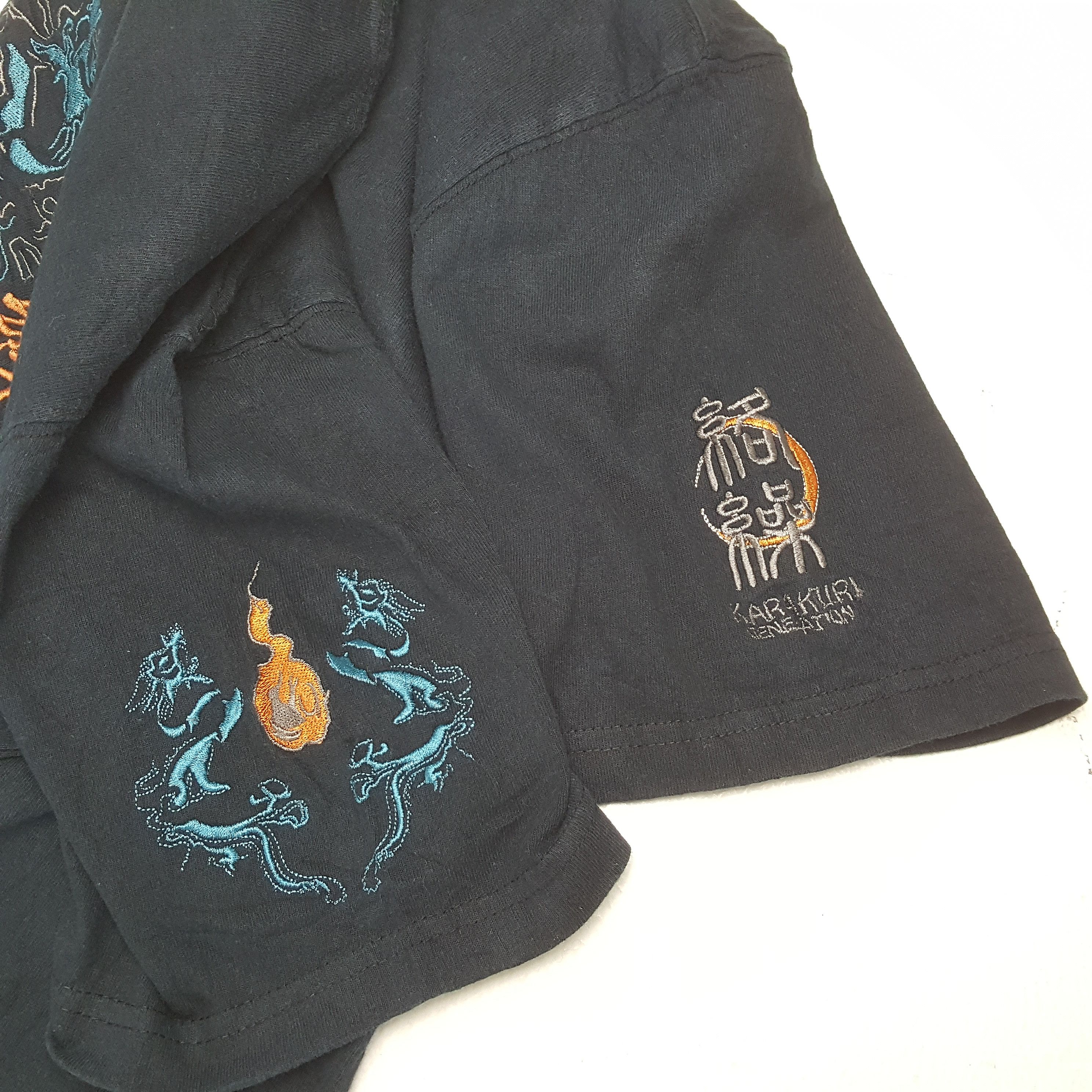 Japanese Brand × Vintage Vintage KARAKURI Japanese Fashion Brand T-Shirt Size US M / EU 48-50 / 2 - 6 Thumbnail