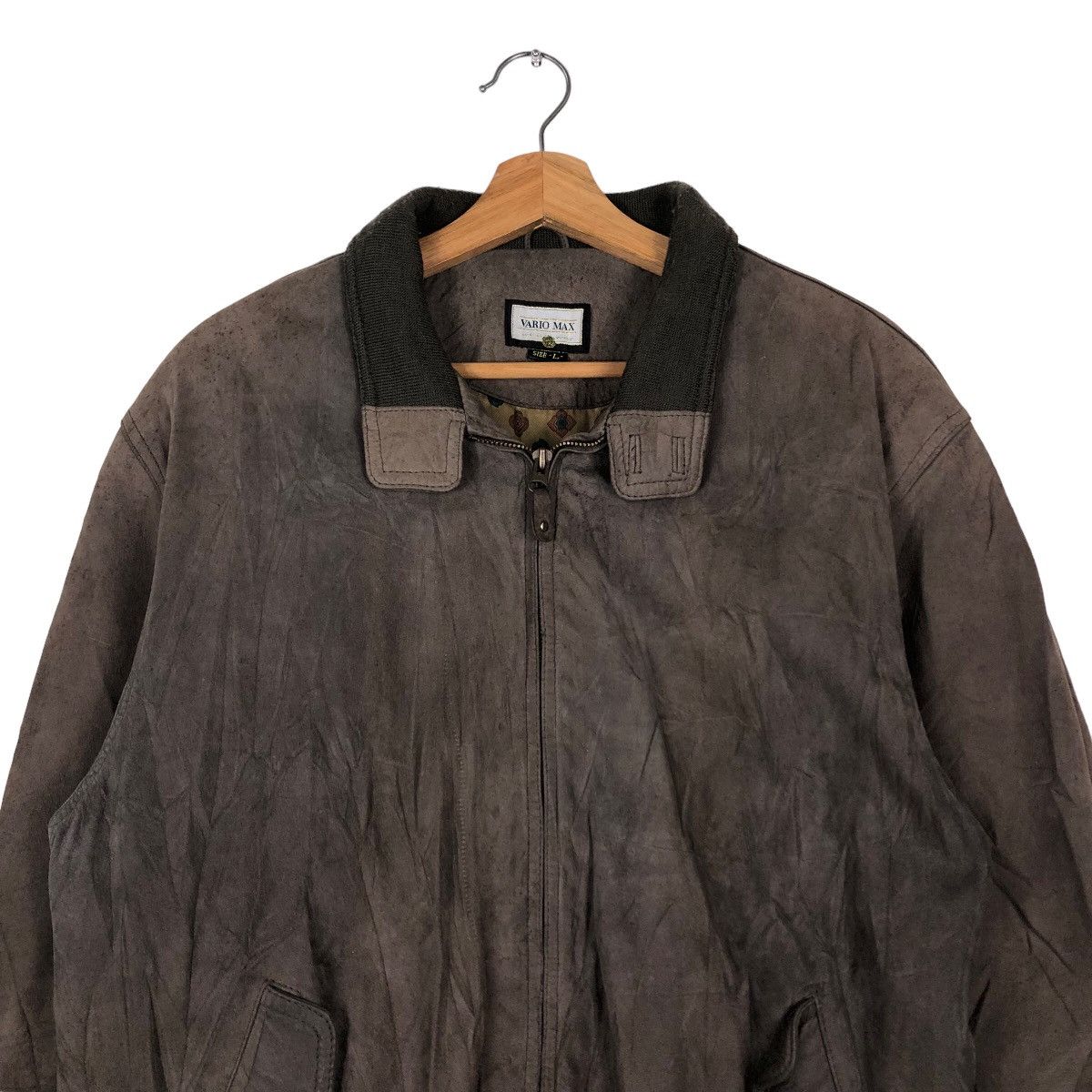 Japanese Brand 🔥Vintage Biker Leather Jacket Vario Max Issey Miyake Size US L / EU 52-54 / 3 - 3 Thumbnail
