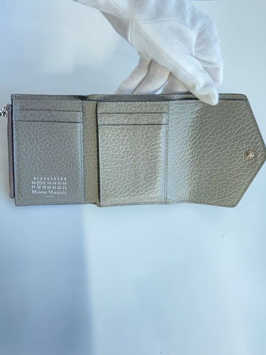 Maison Margiela Coarse Leather Zip Wallet Size ONE SIZE - 3 Thumbnail