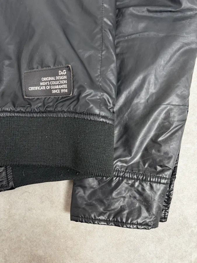 Dolce & Gabbana 2000s Dolce & Gabbana Black Nylon Bomber Jacket Size US S / EU 44-46 / 1 - 9 Thumbnail