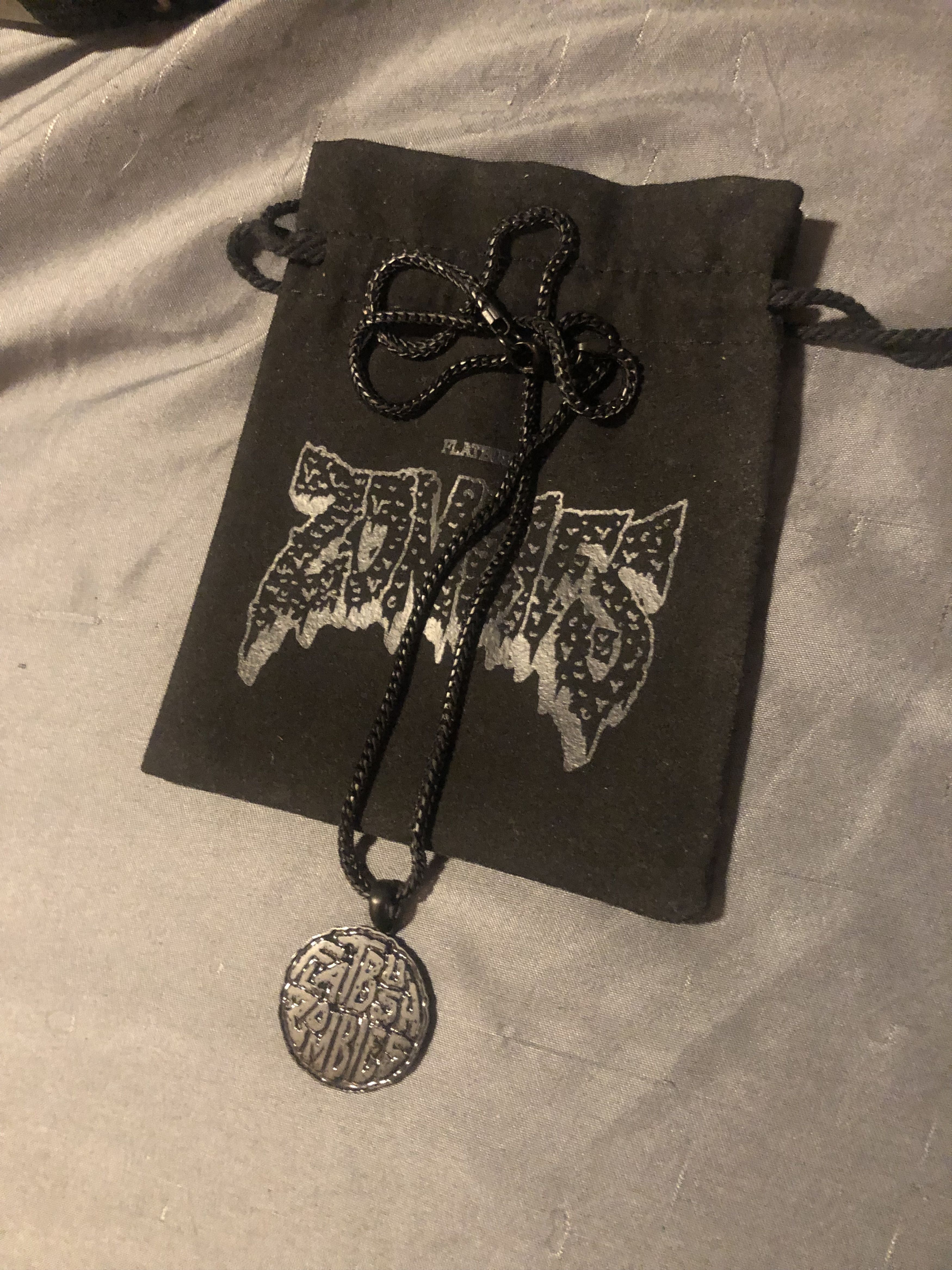 Flatbush Zombies FBZ Circle Chain in Forever Noir Size ONE SIZE - 3 Thumbnail