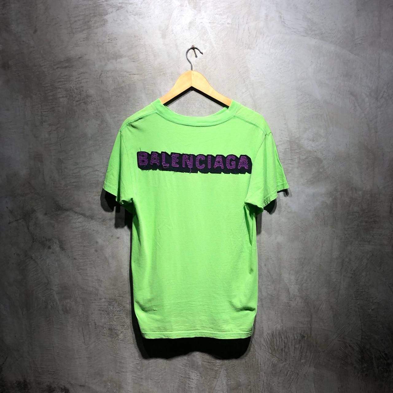 Balenciaga Logo print embroidered tee