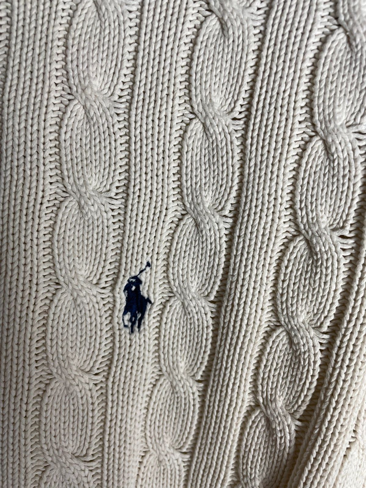 Polo Ralph Lauren × Ralph Lauren Ralph Lauren Knitted Sweater White Size US L / EU 52-54 / 3 - 3 Thumbnail