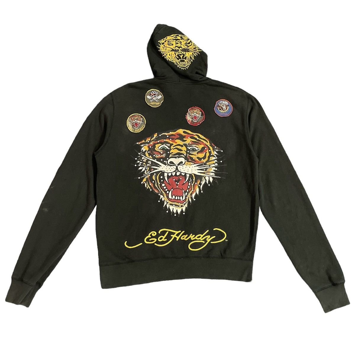 Christian Audigier Vintage Ed Hardy Zipper Hoodie Jacket Size US M / EU 48-50 / 2 - 1 Thumbnail