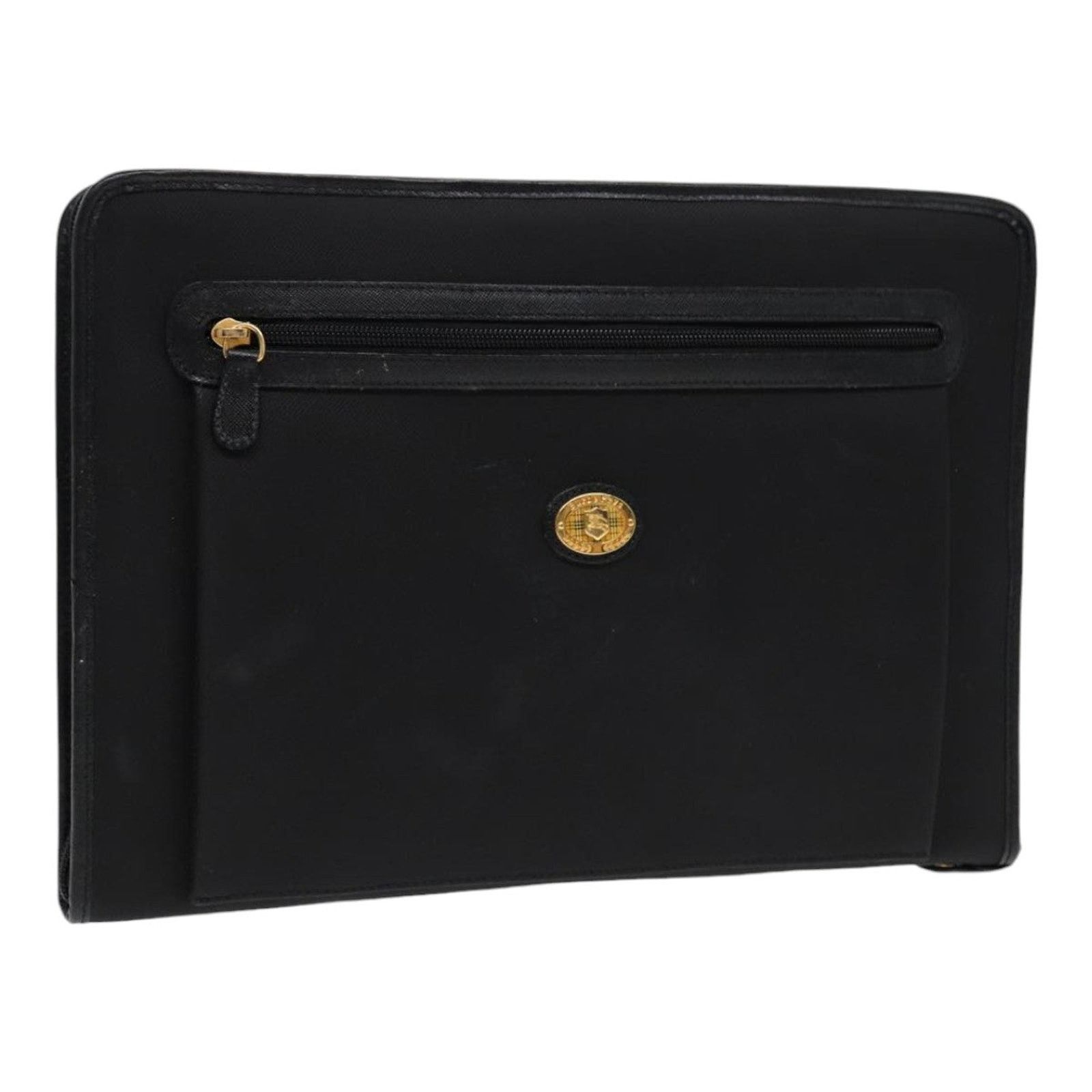 Burberry Black Nylon Clutch Bag