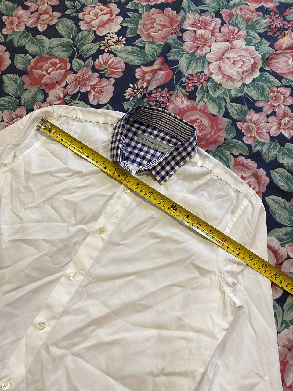 Etro White Shirt VINTAGE ETRO Y2K Size M Streetwear Size US M / EU 48-50 / 2 - 10 Thumbnail