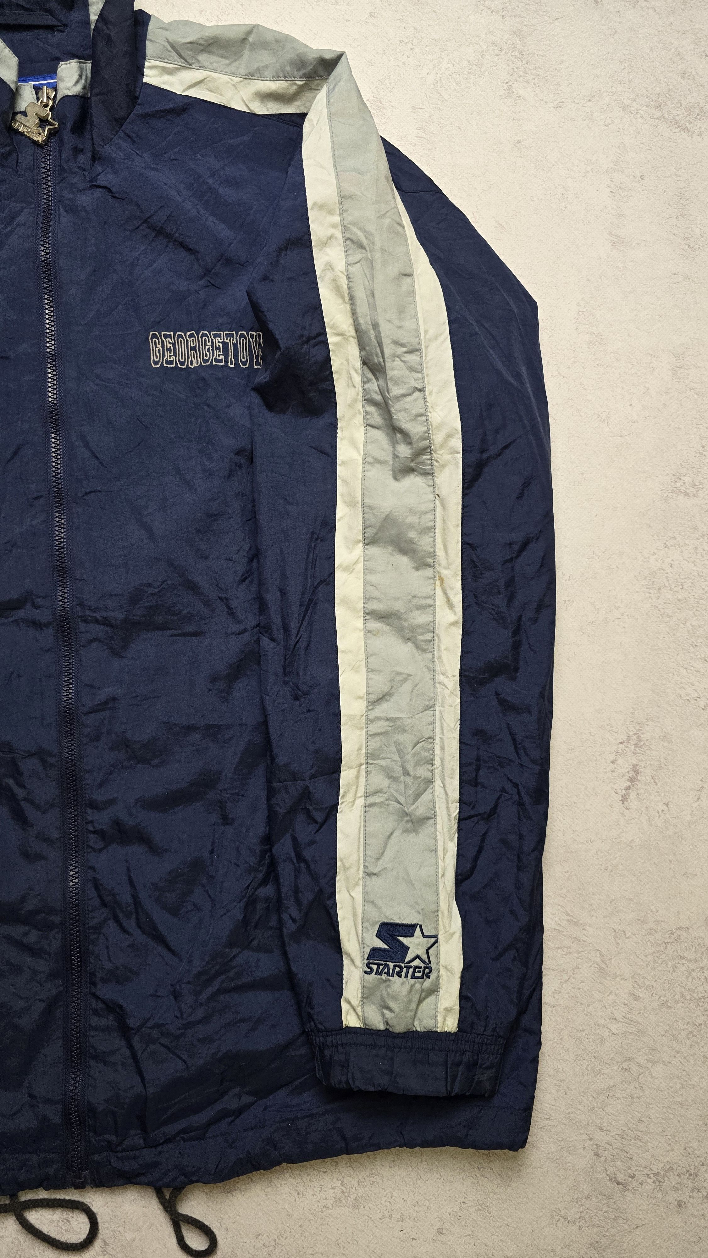 Starter Vintage 90's Starter Georgetown Hoyas Light Jacket Size US L / EU 52-54 / 3 - 9 Thumbnail