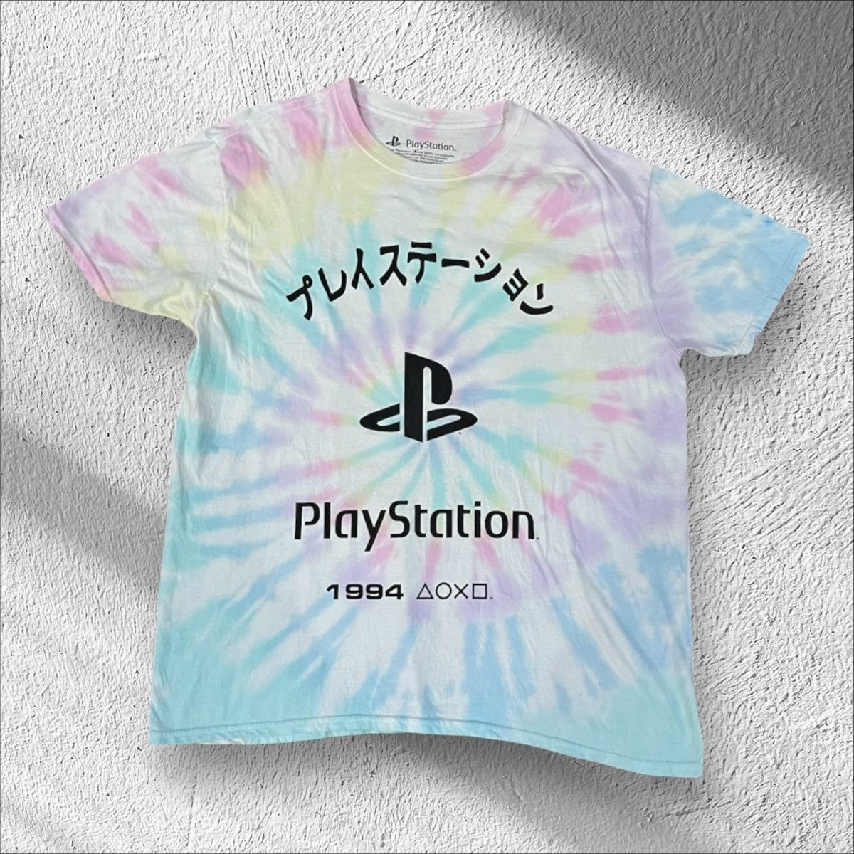 Playstation PlayStation 1994 Tie-Dye Multicolor Swirl Shirt Large Size US L / EU 52-54 / 3 - 1 Thumbnail
