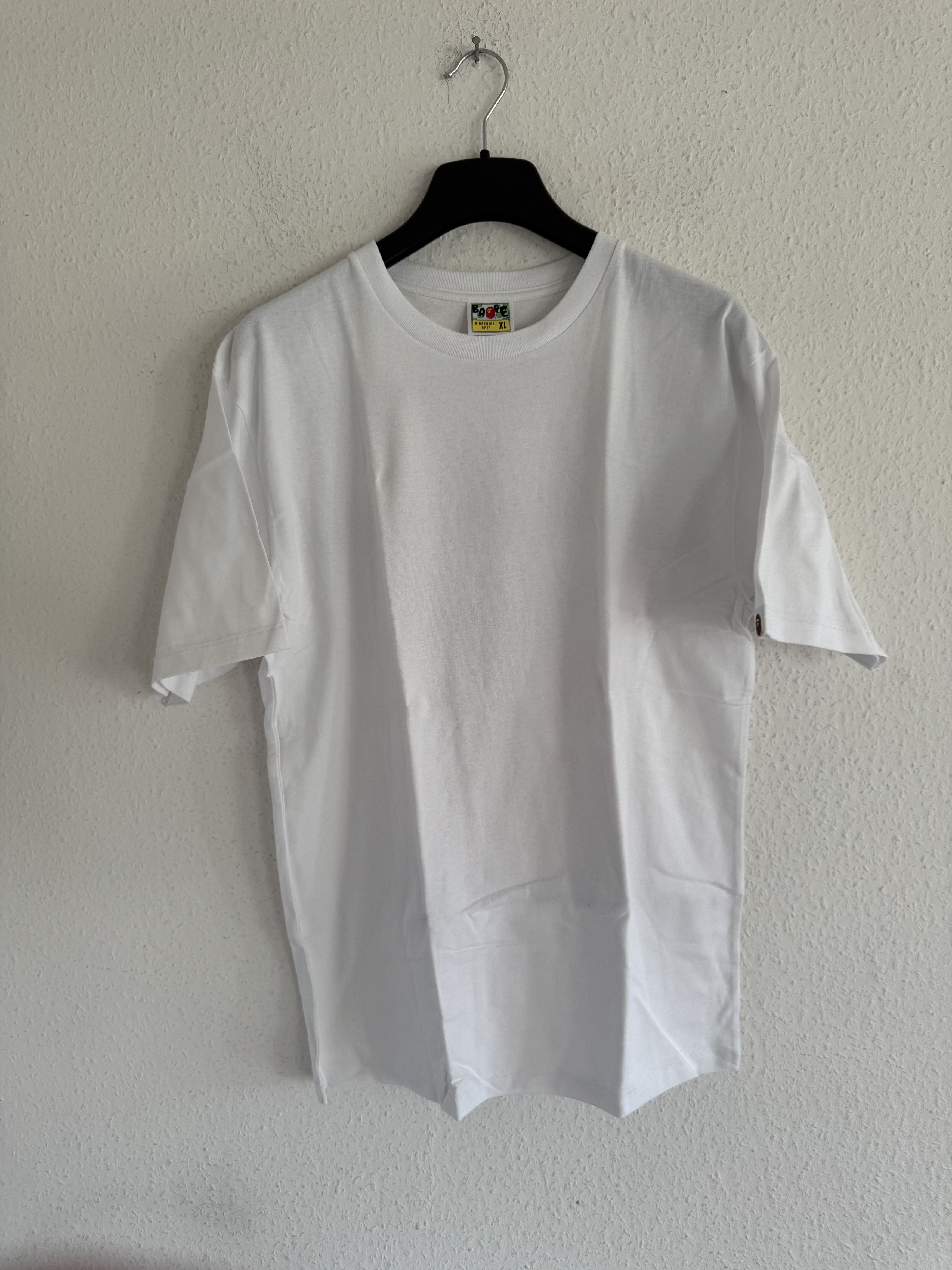 Bape World Gone Mad Overlap Tee White Size US XL / EU 56 / 4 - 1 Thumbnail