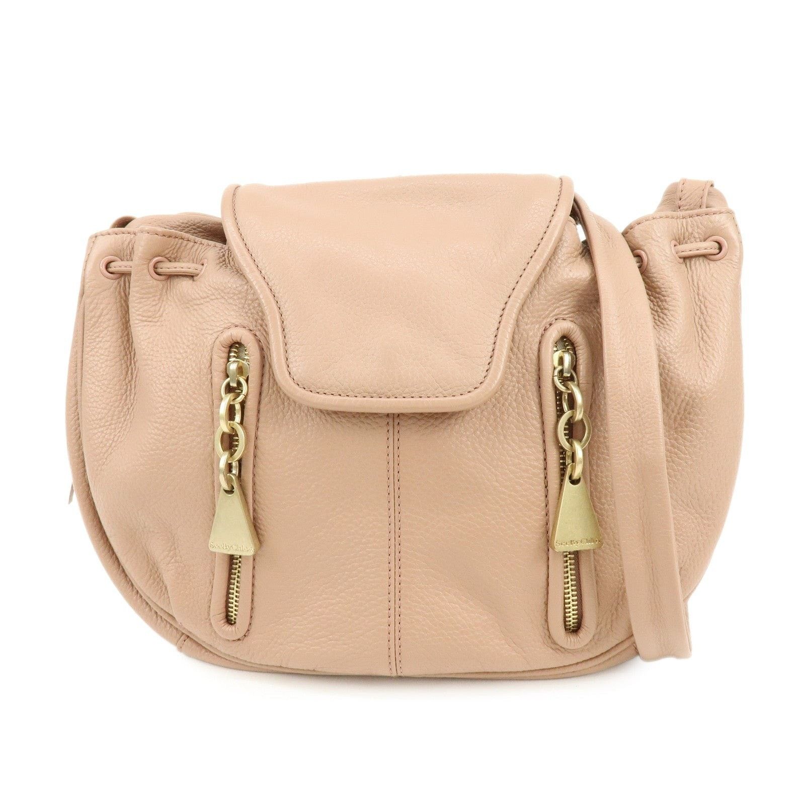 Chloe Chloe See By Chloe Calfskin Crossbody Bag Pink Size ONE SIZE - 1 Thumbnail