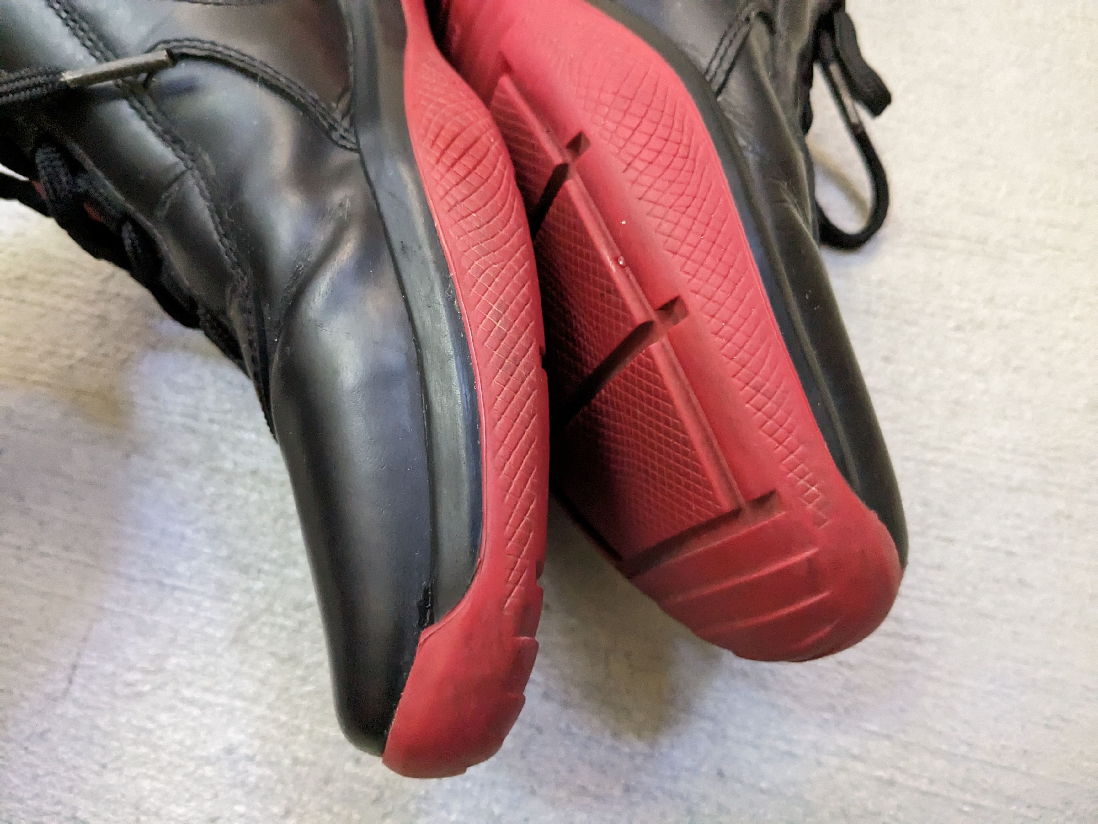 Prada Prada America's Cup Size 7 Black Red Leather 4E2905 Size US 7 / EU 40 - 16 Thumbnail