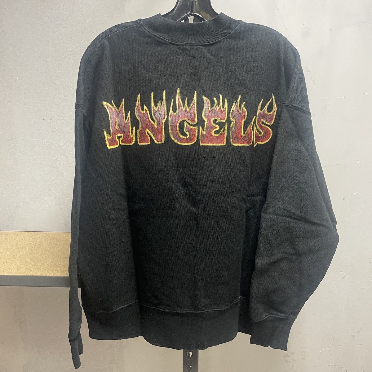 Palm Angels Palm Angels Logo Flames Vintage Crewneck Size S Size US S / EU 44-46 / 1 - 2 Thumbnail