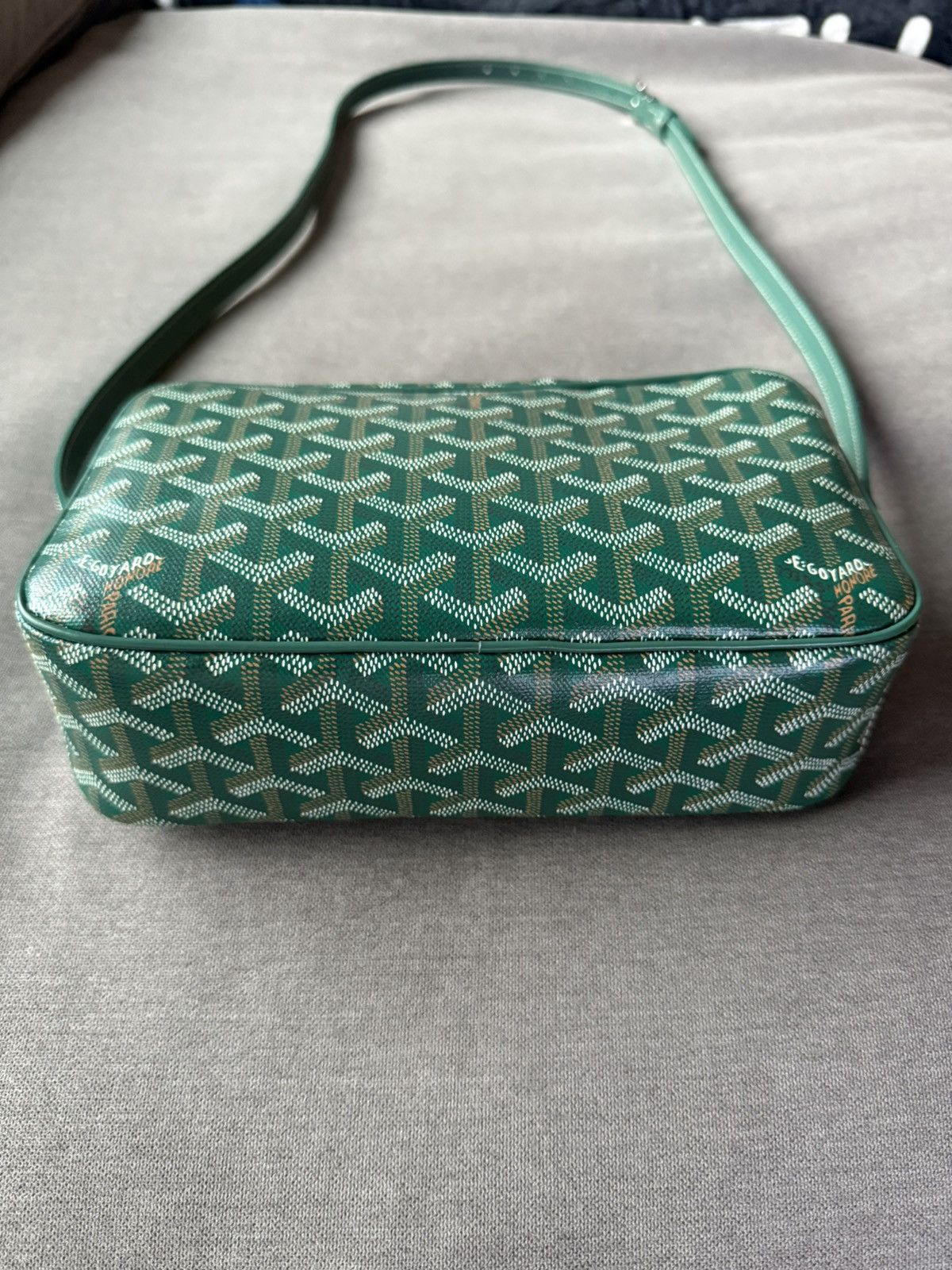 Goyard Goyard Cap Vert Goyardine Bag Green Size ONE SIZE - 6 Thumbnail