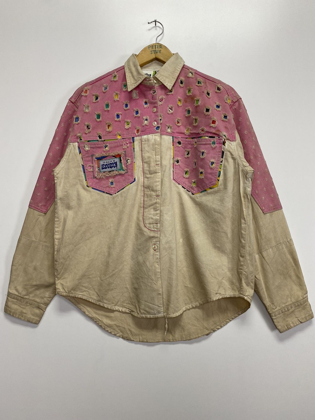 Japanese Brand × Vintage Damage Button Jacket Size US M / EU 48-50 / 2 - 3 Thumbnail