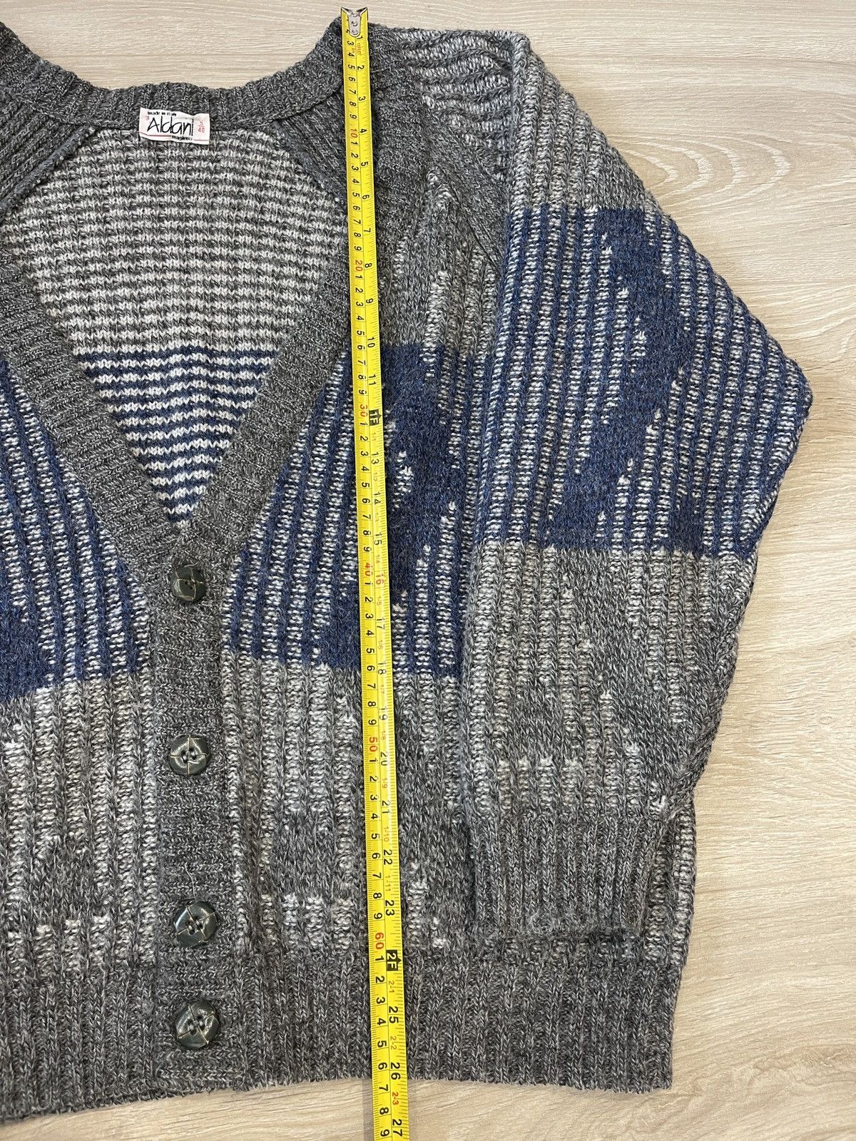 Vintage Vintage Aldani Milano Chunky Knit Cardigan Made In Italy S-M Size US S / EU 44-46 / 1 - 9 Thumbnail