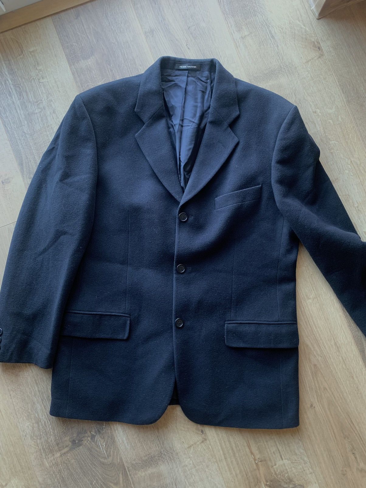 Balmain Vintage Pierre Balmain wool blazer jacket Size US M / EU 48-50 / 2 - 2 Thumbnail