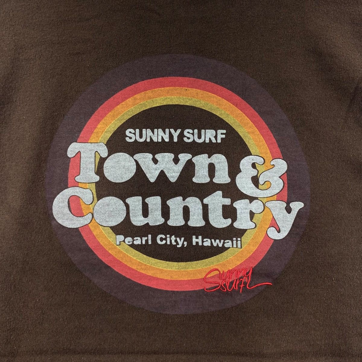 Vintage Vintage TOWN COUNTRY HAWAII Surf Henley Tee Shirt Top Size US L / EU 52-54 / 3 - 5 Thumbnail