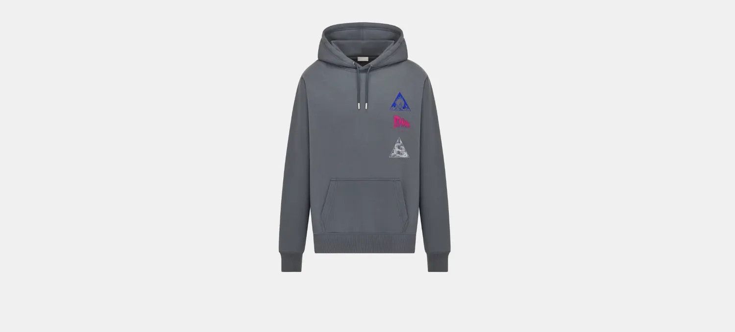 Dior Relaxed-Fit Hooded Sweatshirt Size US L / EU 52-54 / 3 - 1 Thumbnail