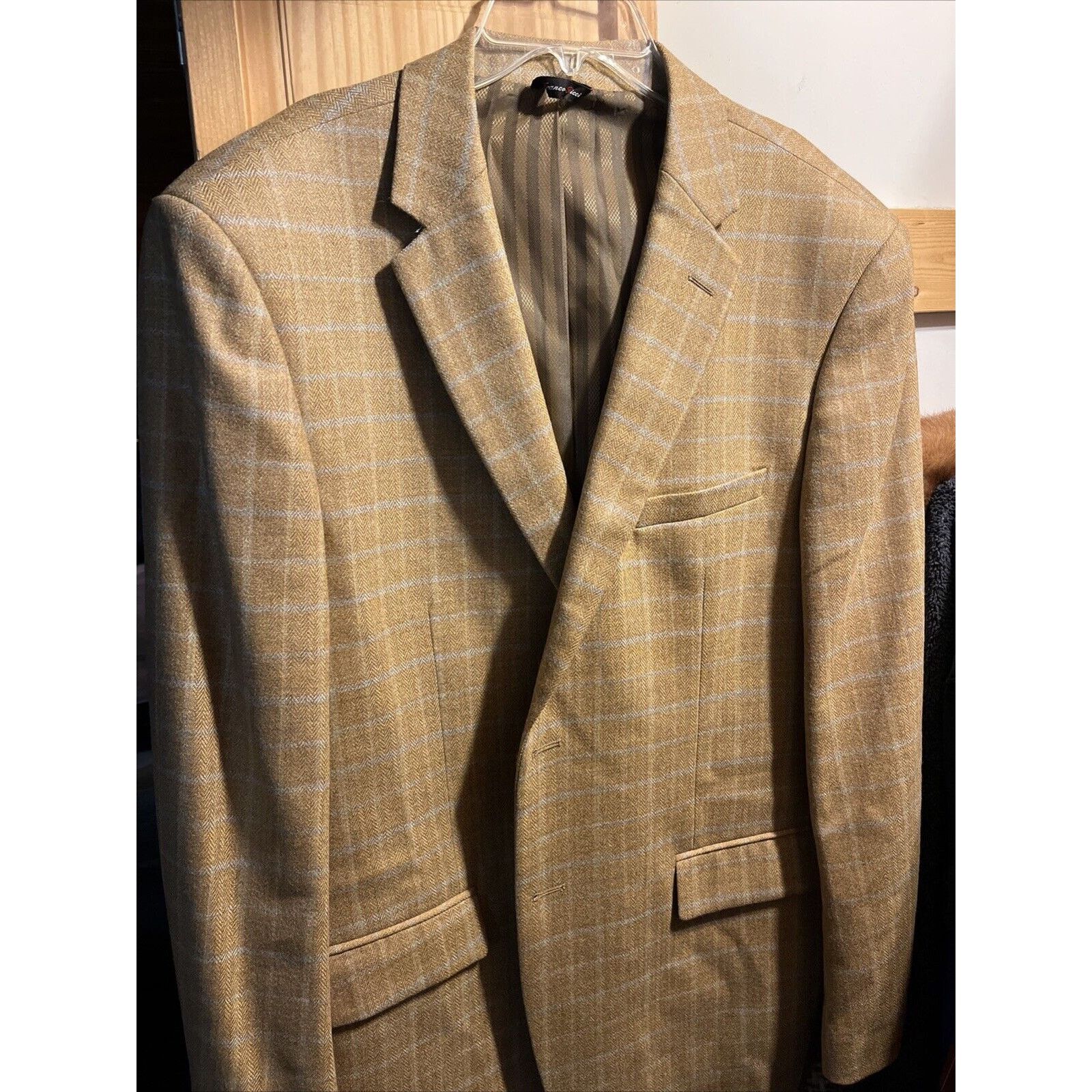 Other Franco Ricci Mens 50R Super 140’s Wool LS Jacket Blazer Coat Size 50R - 2 Thumbnail