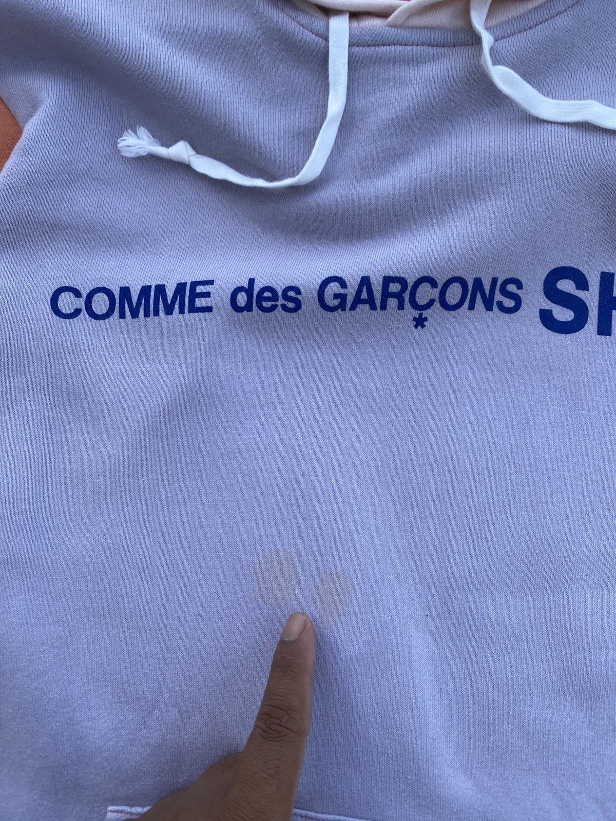 Comme des Garcons Rare Vintage COMME des GARCONS SHIRT Spellout Hoodie Size US M / EU 48-50 / 2 - 16 Thumbnail