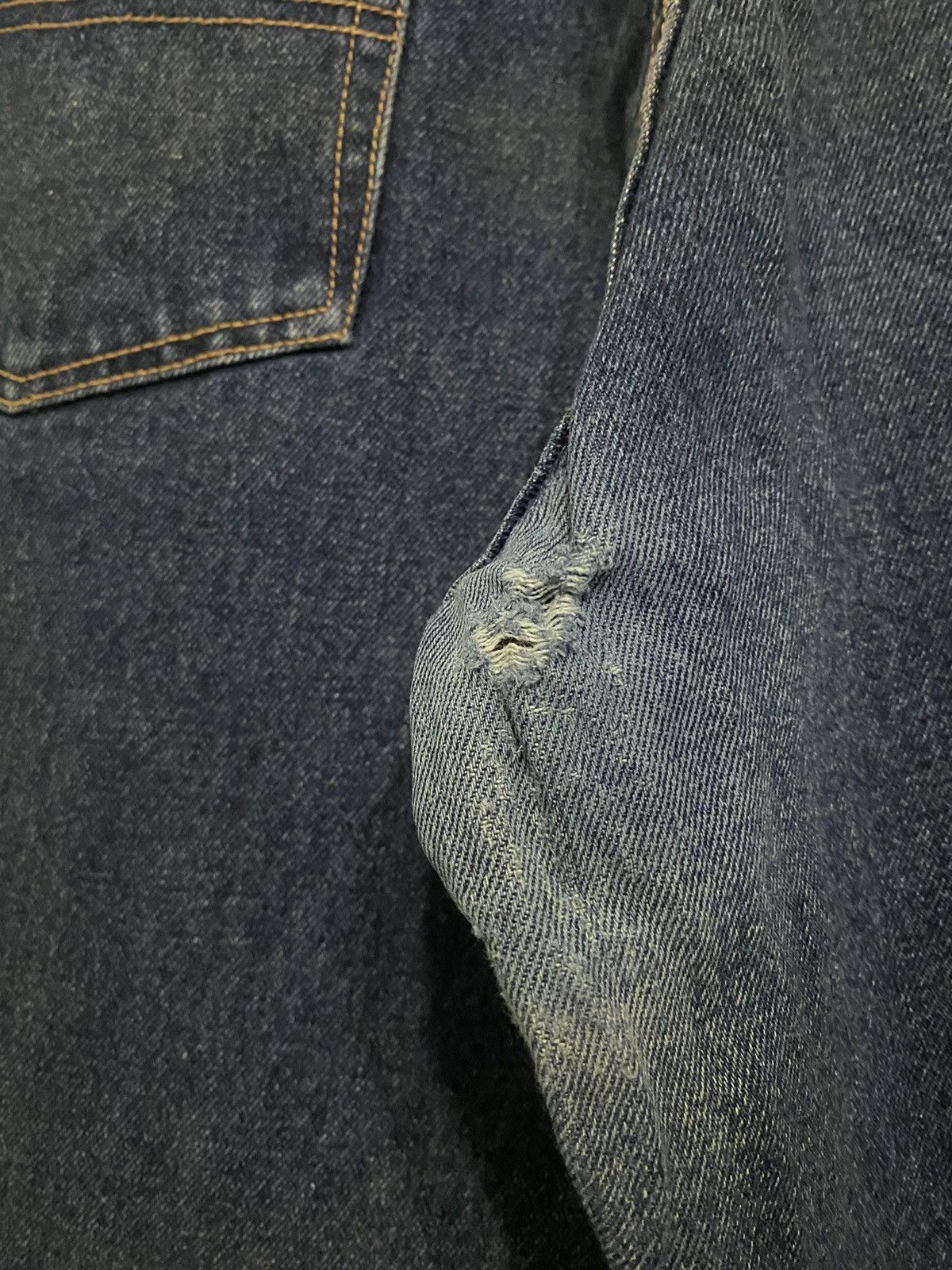 Japanese Brand Machope Blue Denim Baggy Jeans 36x33 Size US 36 / EU 52 - 14 Thumbnail