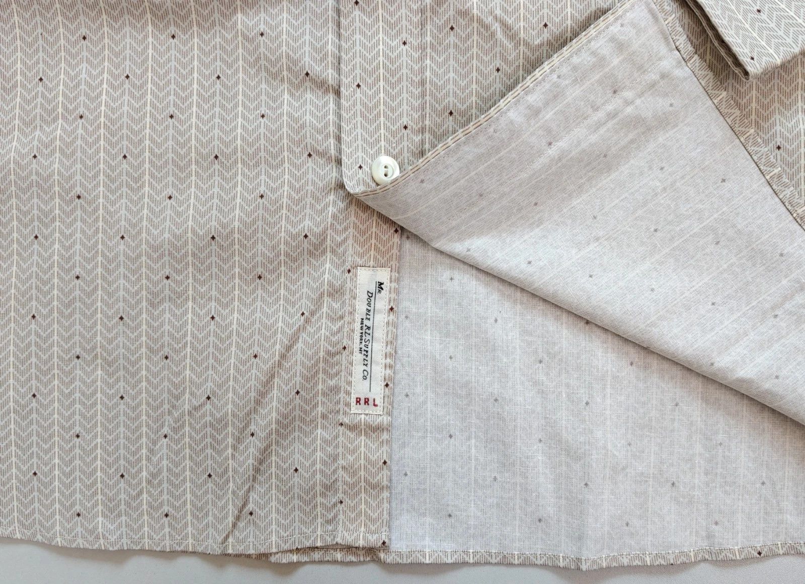 RRL Ralph Lauren Double RL Slim Fit Print Woven Shirt T 9106 Size US M / EU 48-50 / 2 - 8 Thumbnail