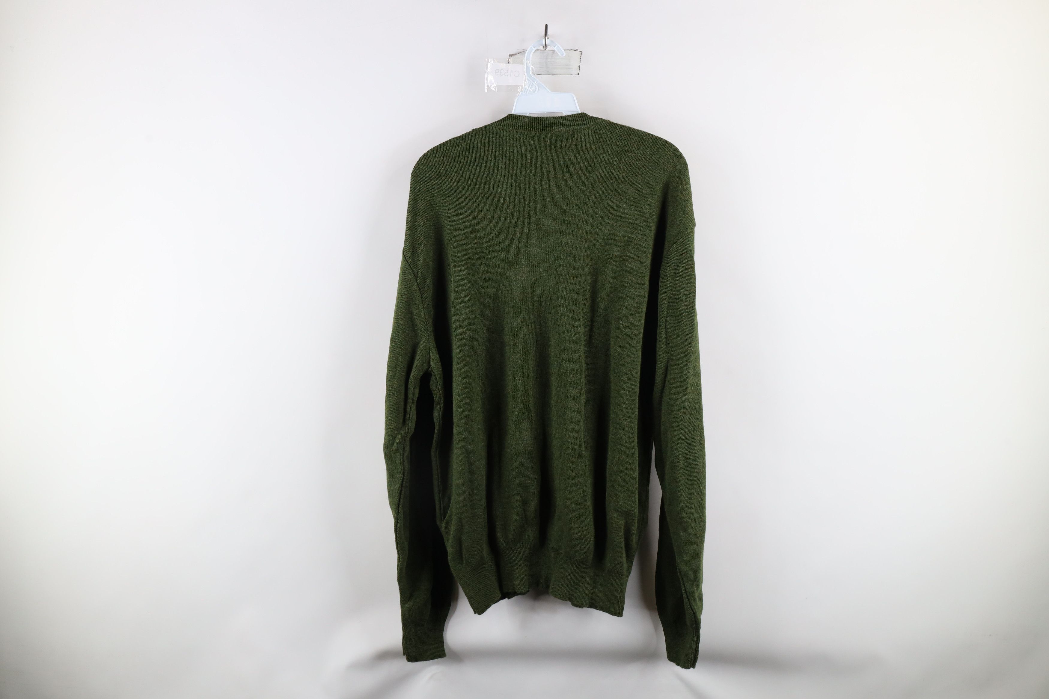 Vintage Deadstock Vintage 90s Streetwear Sweater Loden Green USA Size US XL / EU 56 / 4 - 9 Thumbnail