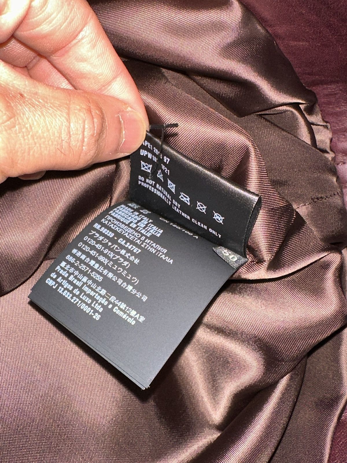 Prada RARE GRAIL Prada luxurious dyed leather jacket Size US M / EU 48-50 / 2 - 10 Thumbnail