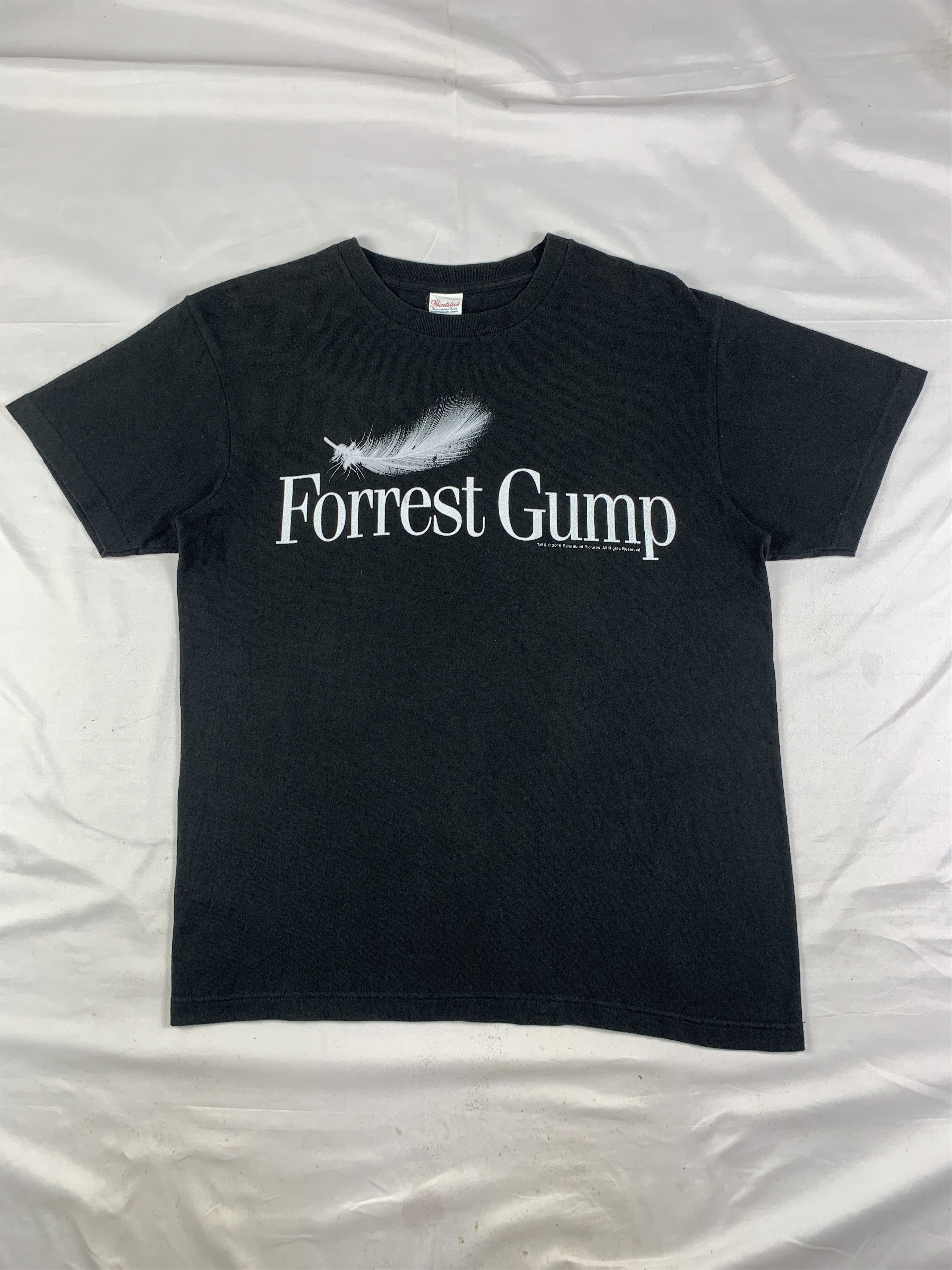 Japanese Brand 2019 Forrest Gump Movie Black Feather Tee (M) Size US M / EU 48-50 / 2 - 1 Thumbnail