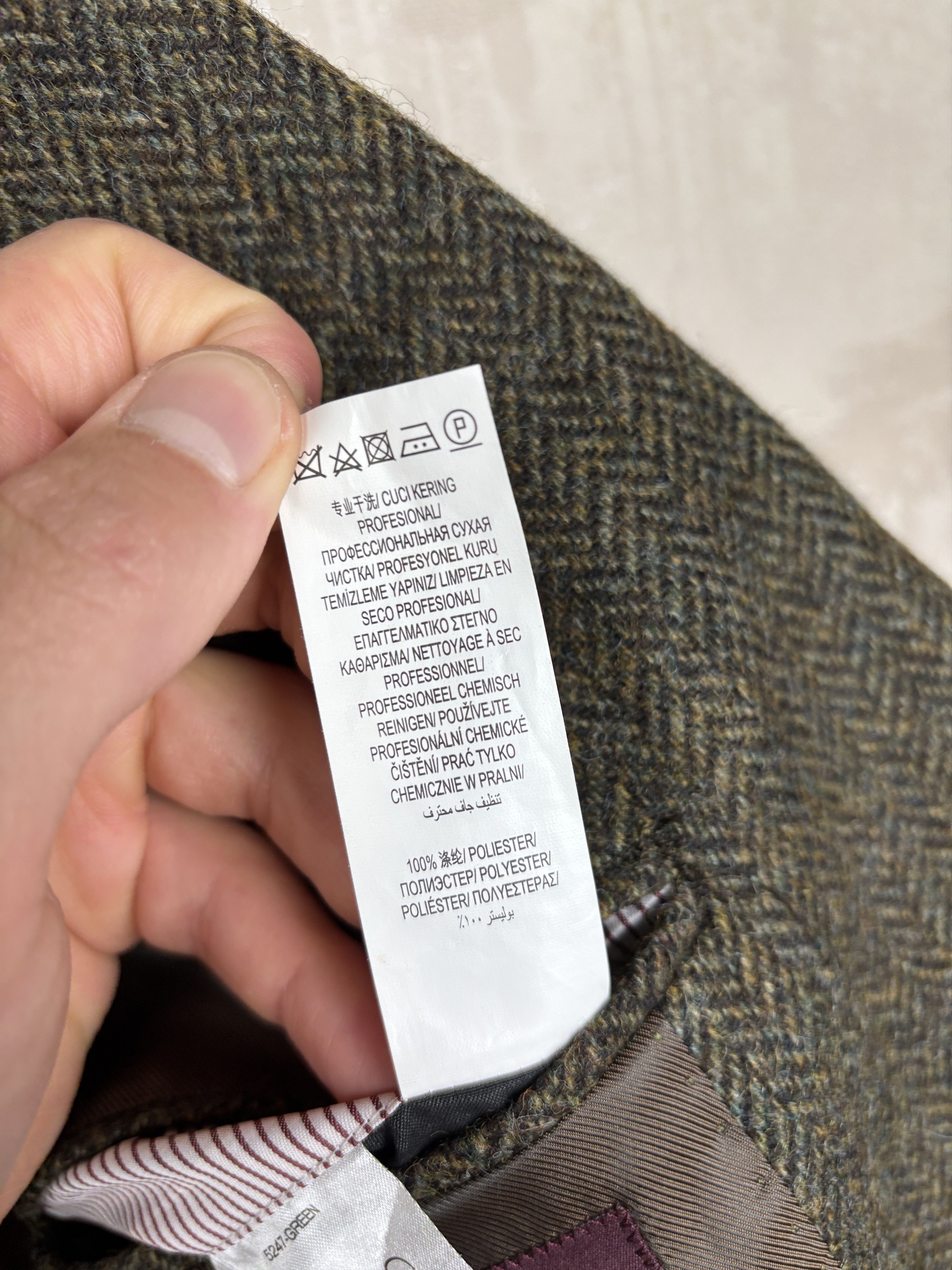 Marks & Spencer Marks & Spencer Moon Tweed Sartorial Blazer EU 54 / 112 cm Size 44S - 14 Thumbnail