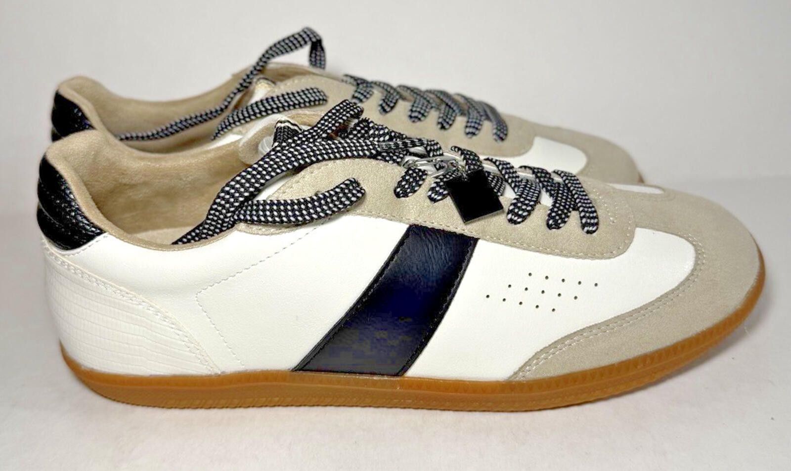 Other SHU SHOP Sydney Sneakers Low Top Leather Suede Black/White Size US 8 / IT 38 - 3 Thumbnail