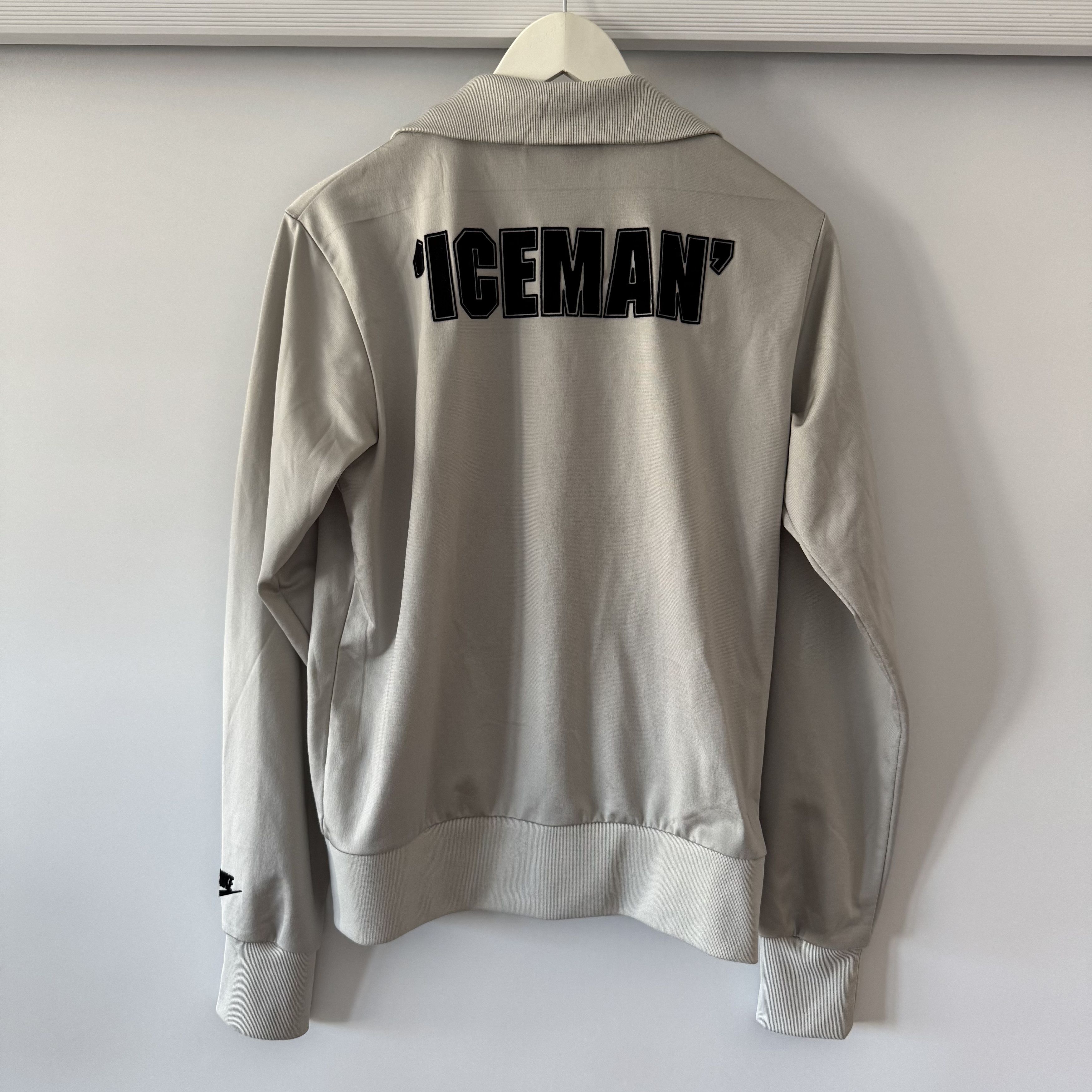 Nike Men's Nike x ICE Iceman Vintage Gray Track Jacket Size M Size US M / EU 48-50 / 2 - 4 Thumbnail